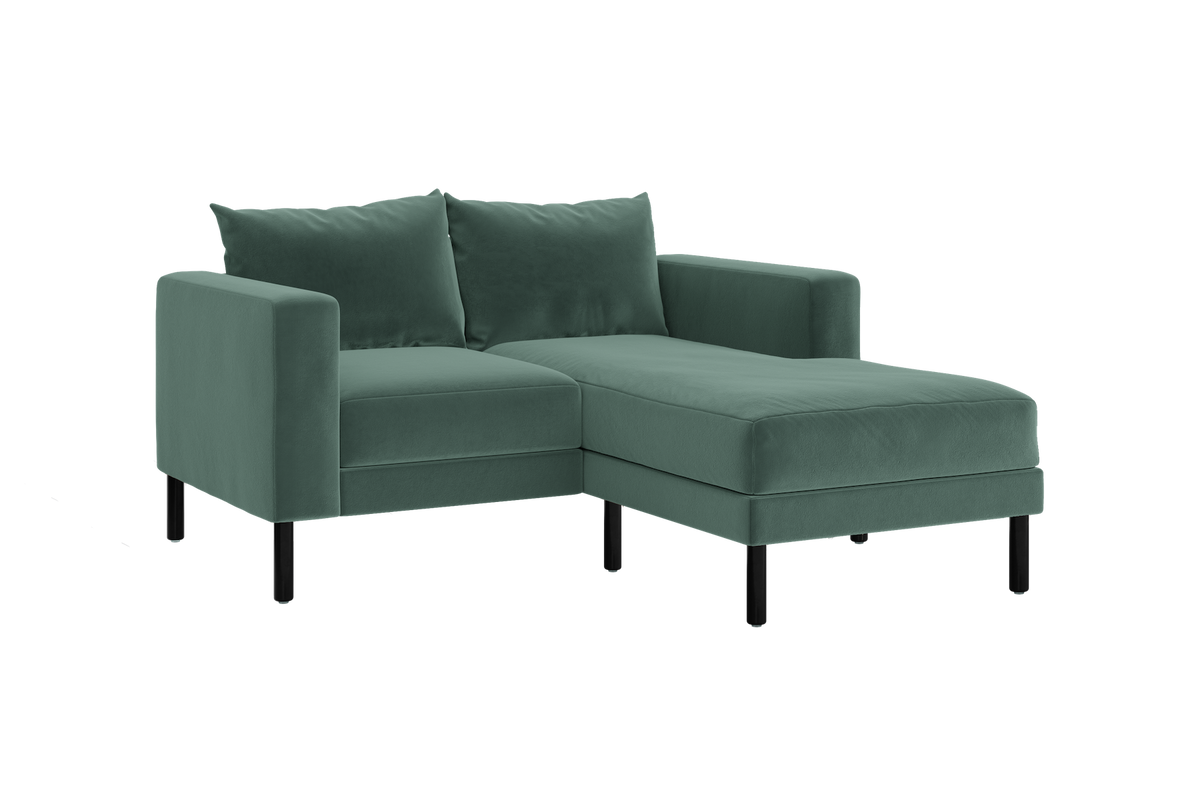 The Essential Loveseat Sectional | Recycled Velvet