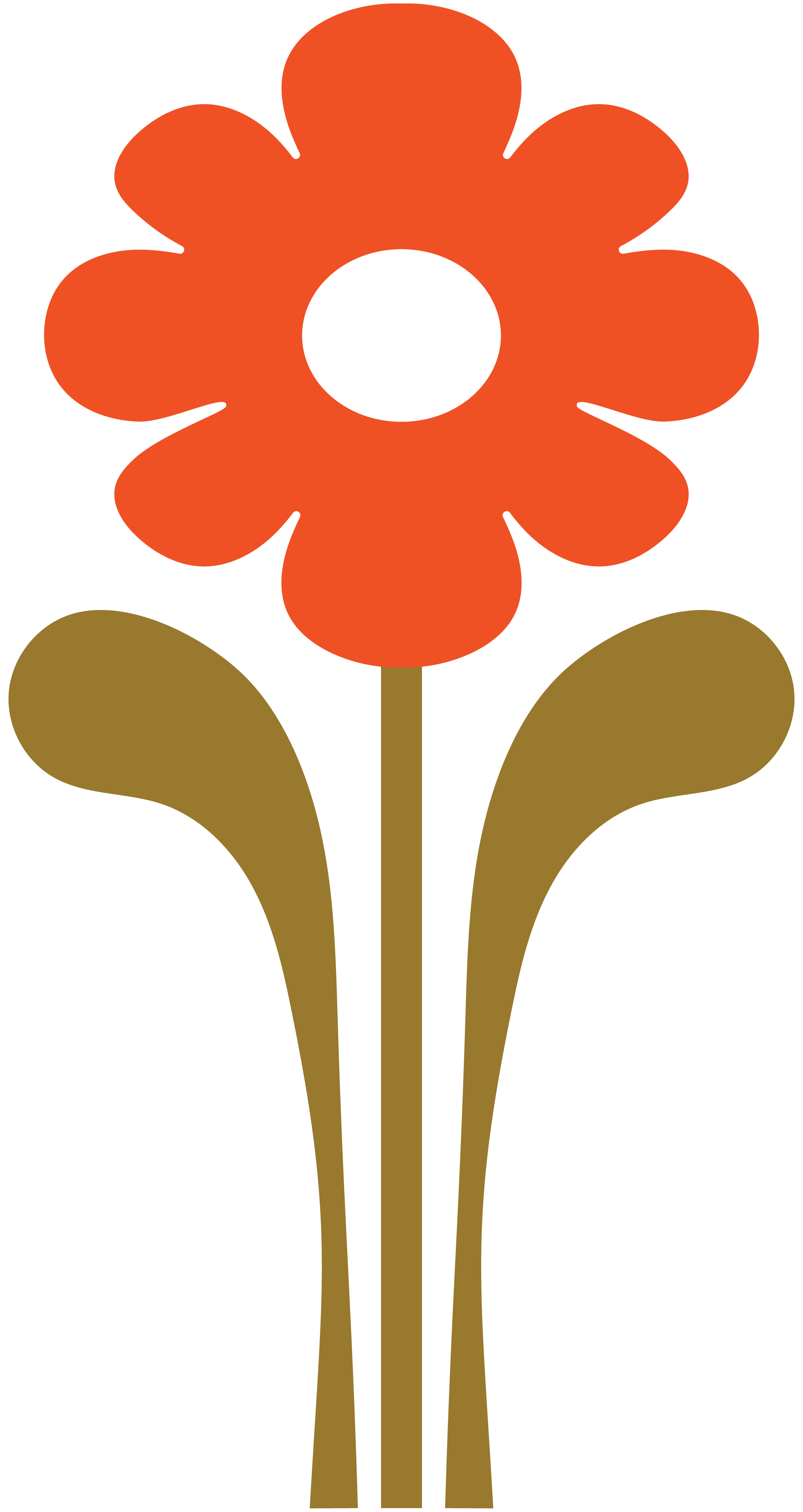 Red flower illustration