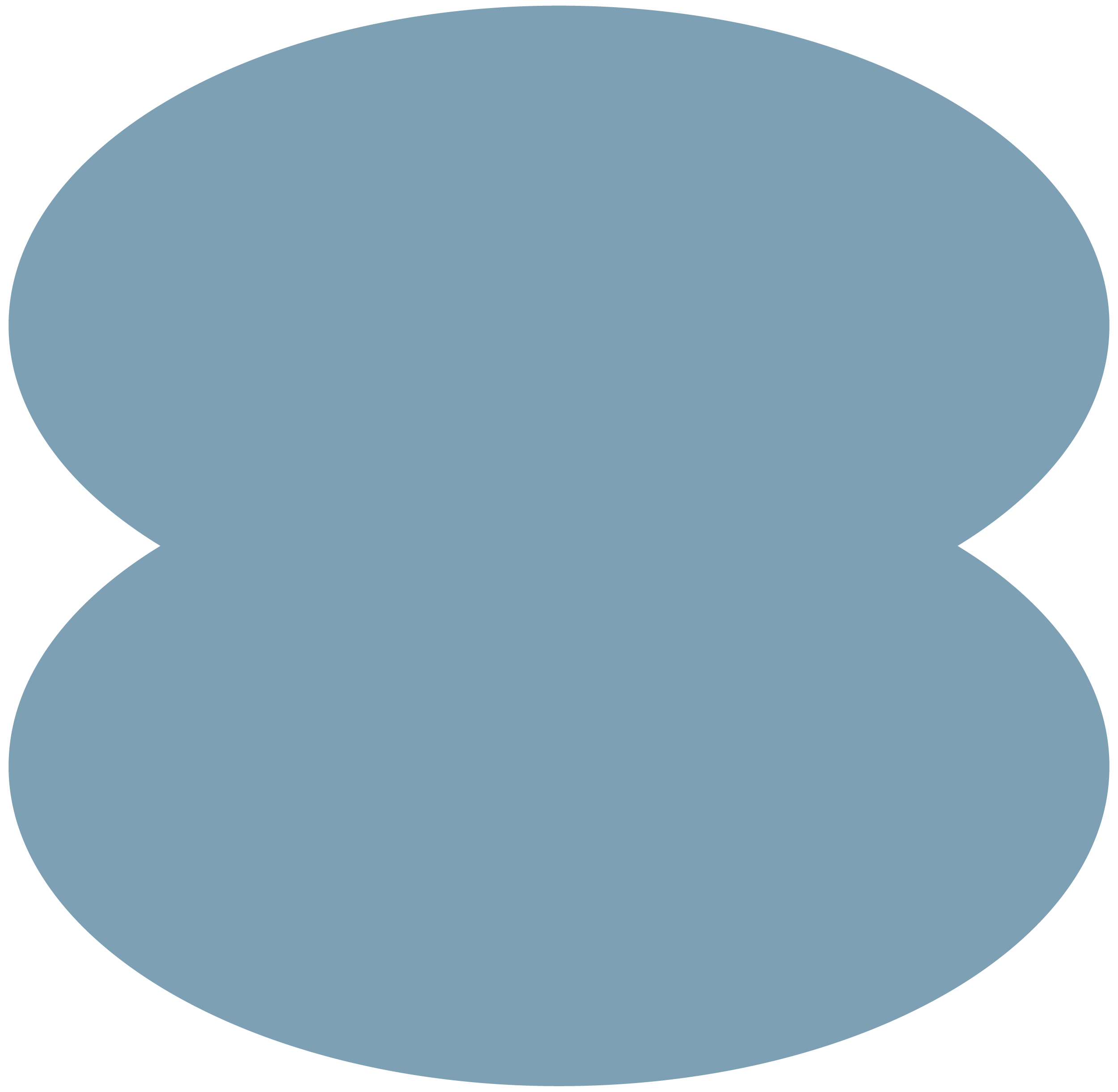 Blue double circle icon