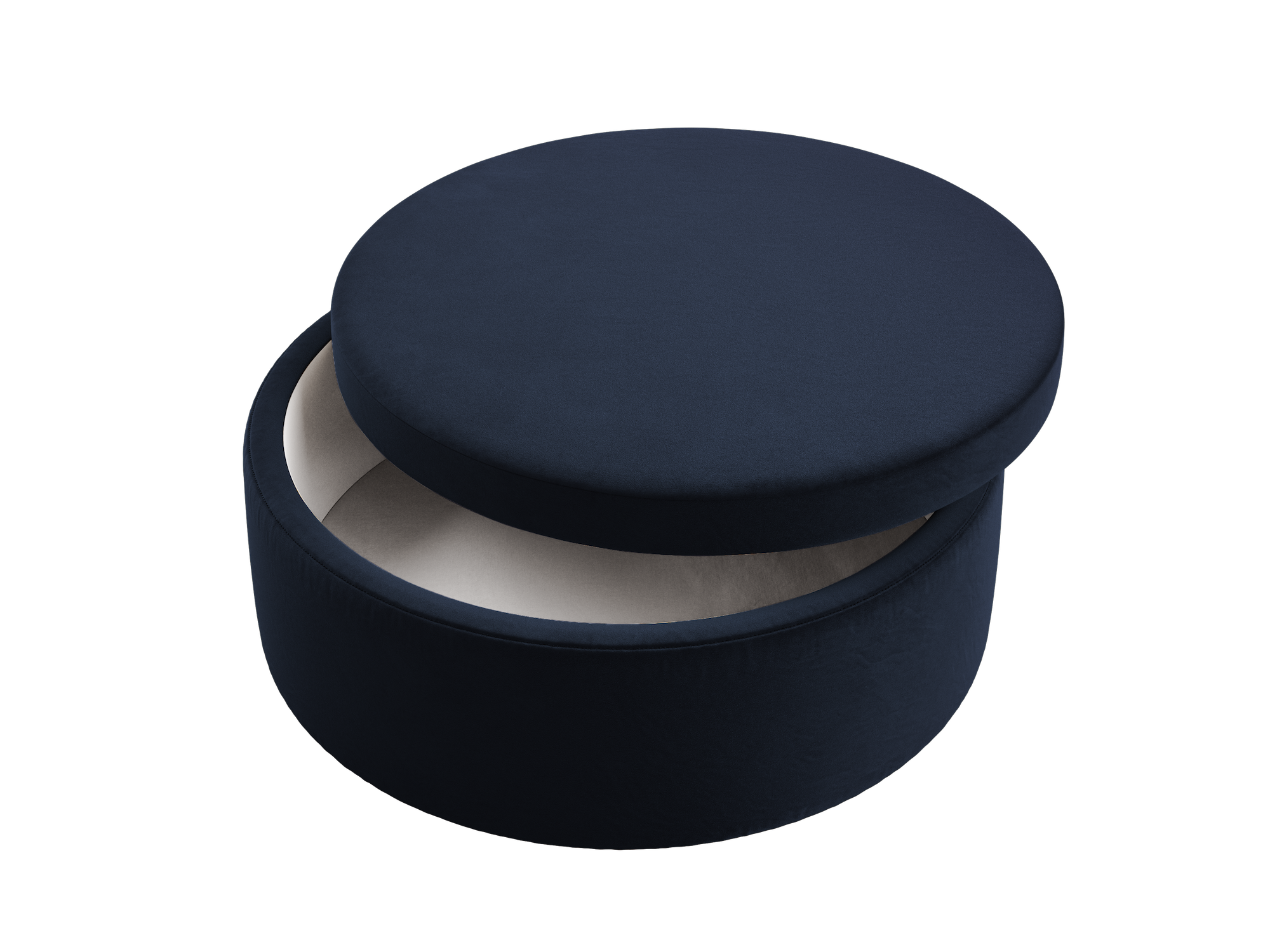 The Evergreen Storage Ottoman | Recycled Velvet