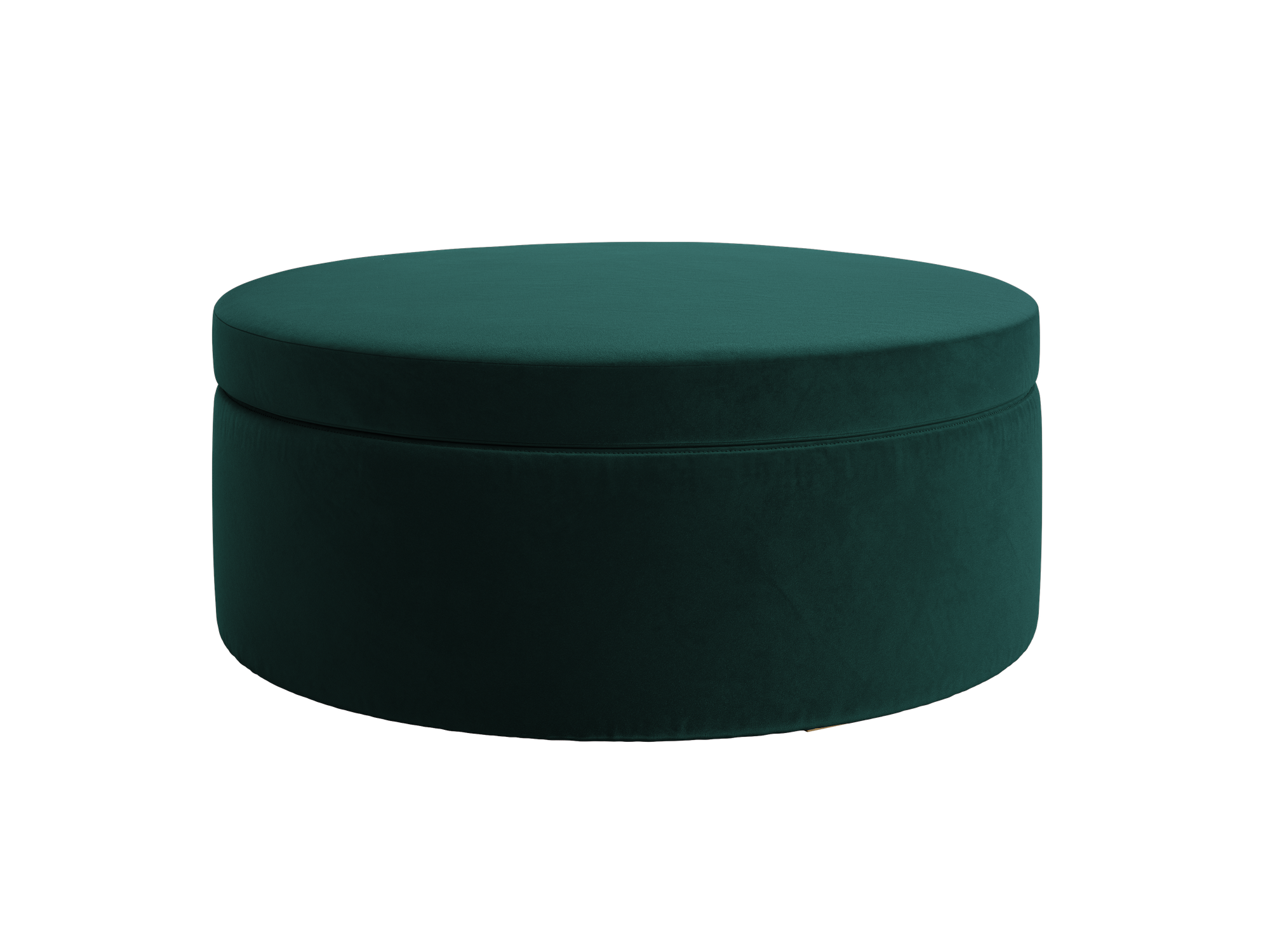 The Evergreen Storage Ottoman | Recycled Velvet