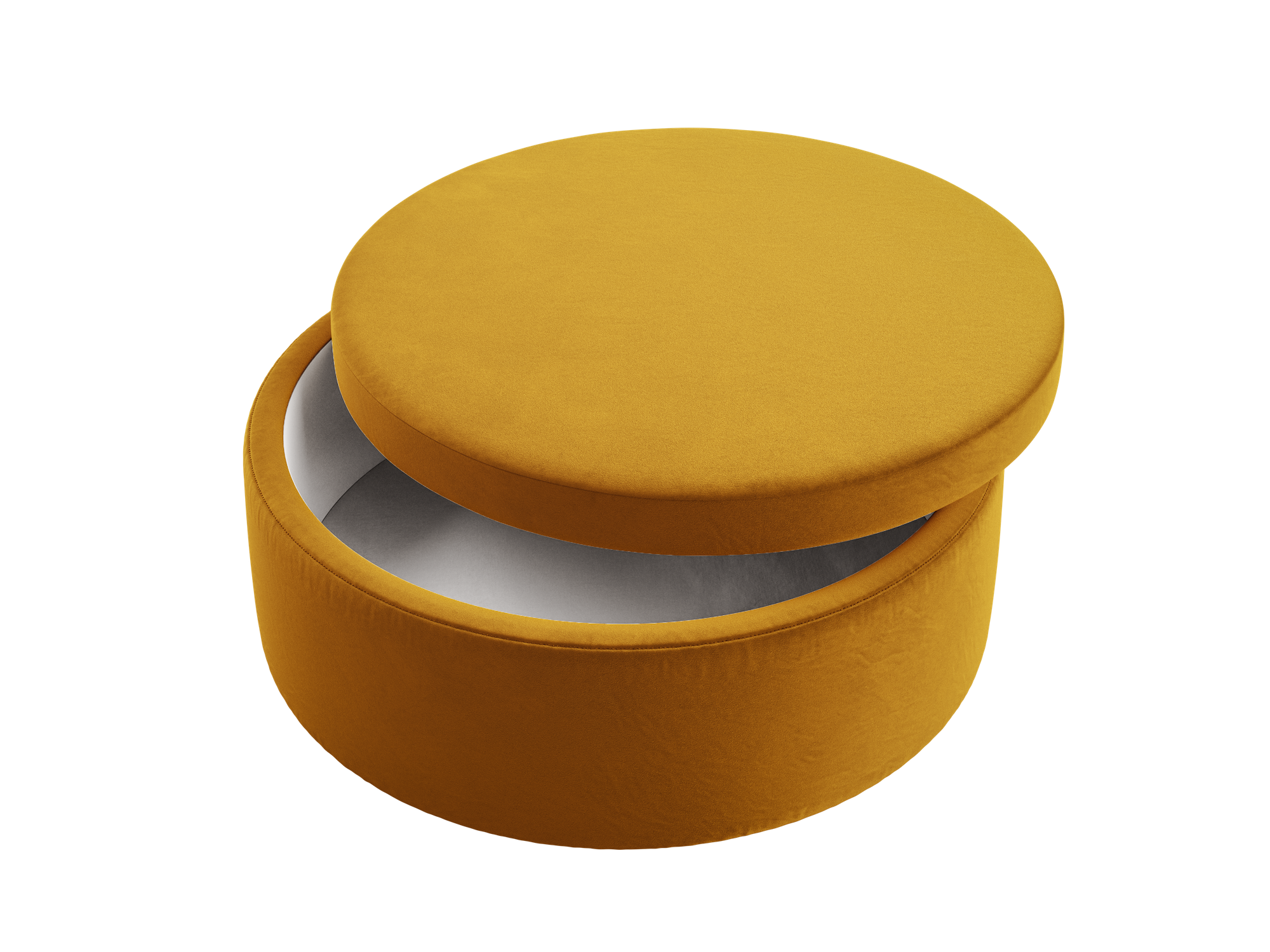 The Evergreen Storage Ottoman | Recycled Velvet