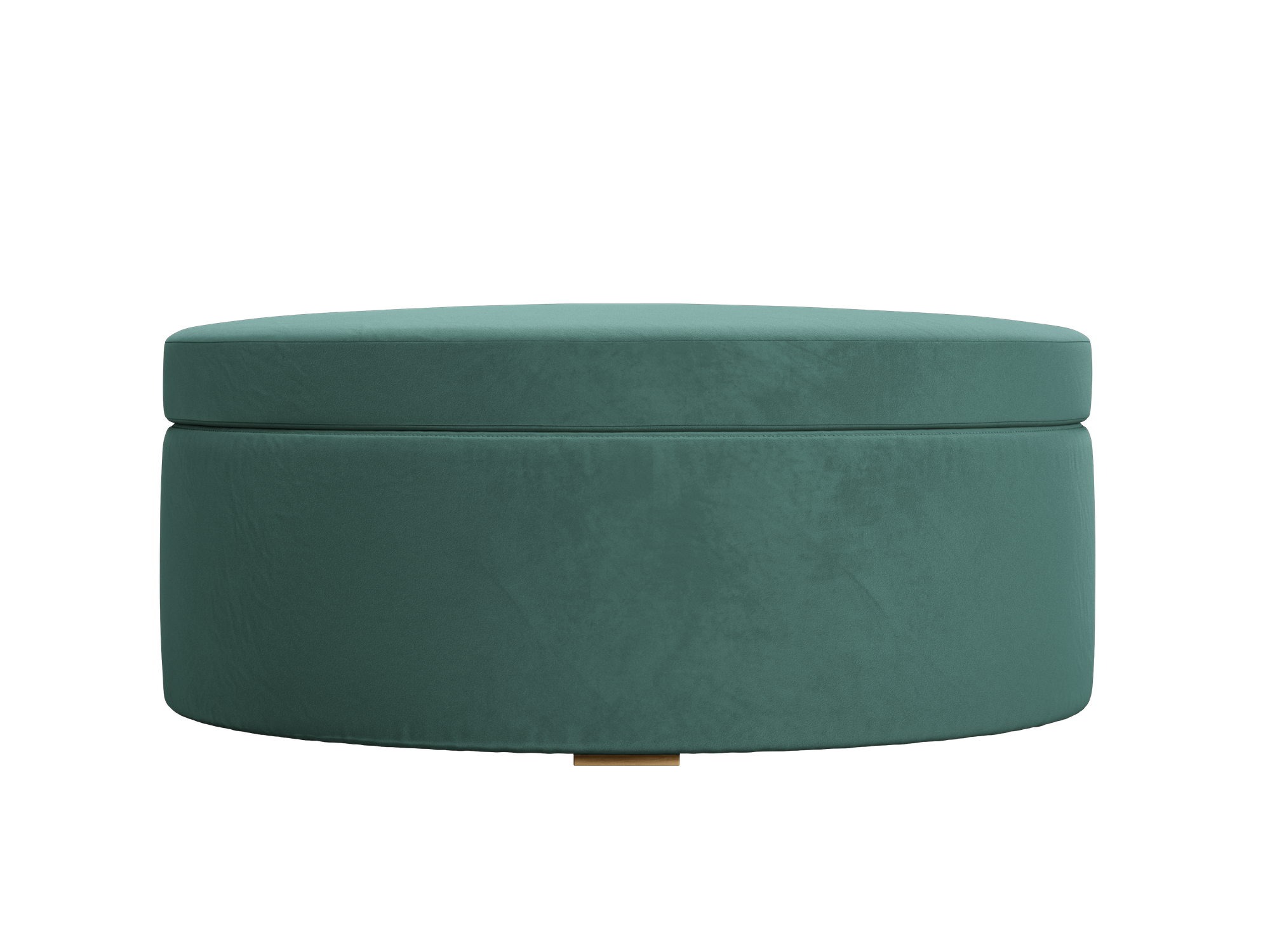 The Evergreen Storage Ottoman | Recycled Velvet