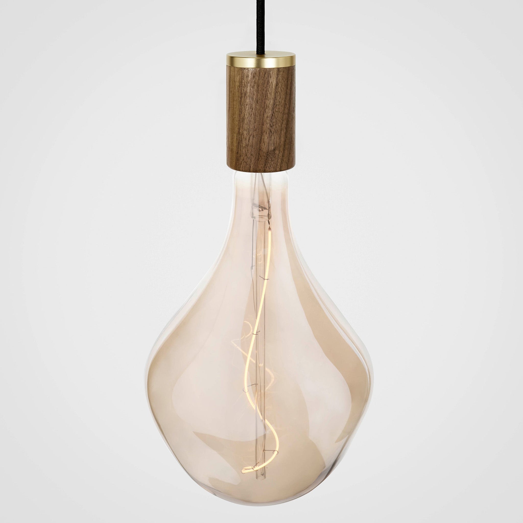 Nine Pendant in Walnut + Voronoi II