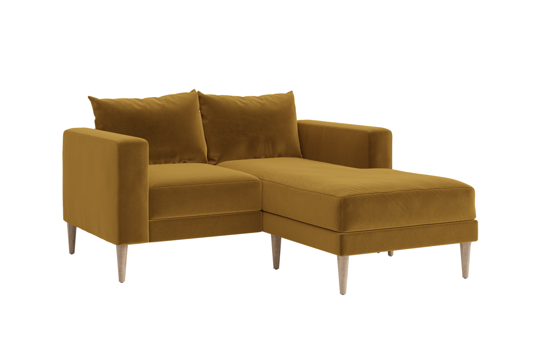 The Essential Loveseat Sectional | Recycled Velvet