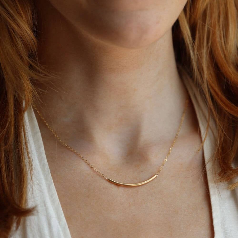 Minimal Necklace | Sterling Silver / 16"