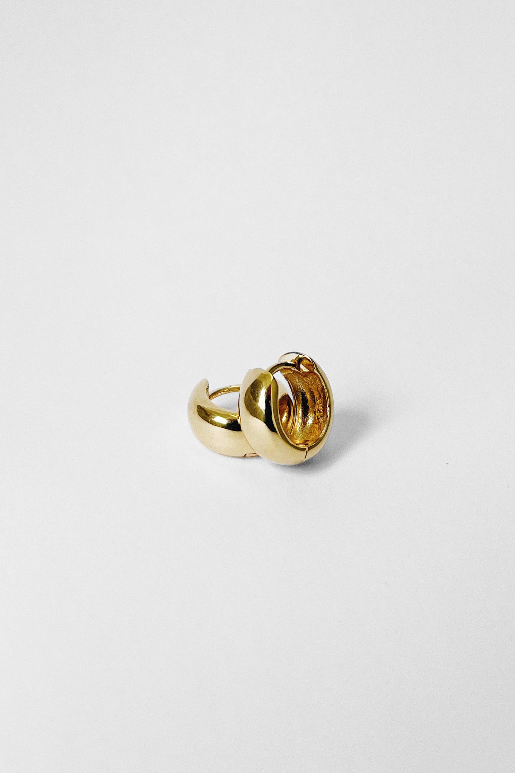 Jane Hoops: Gold Vermeil
