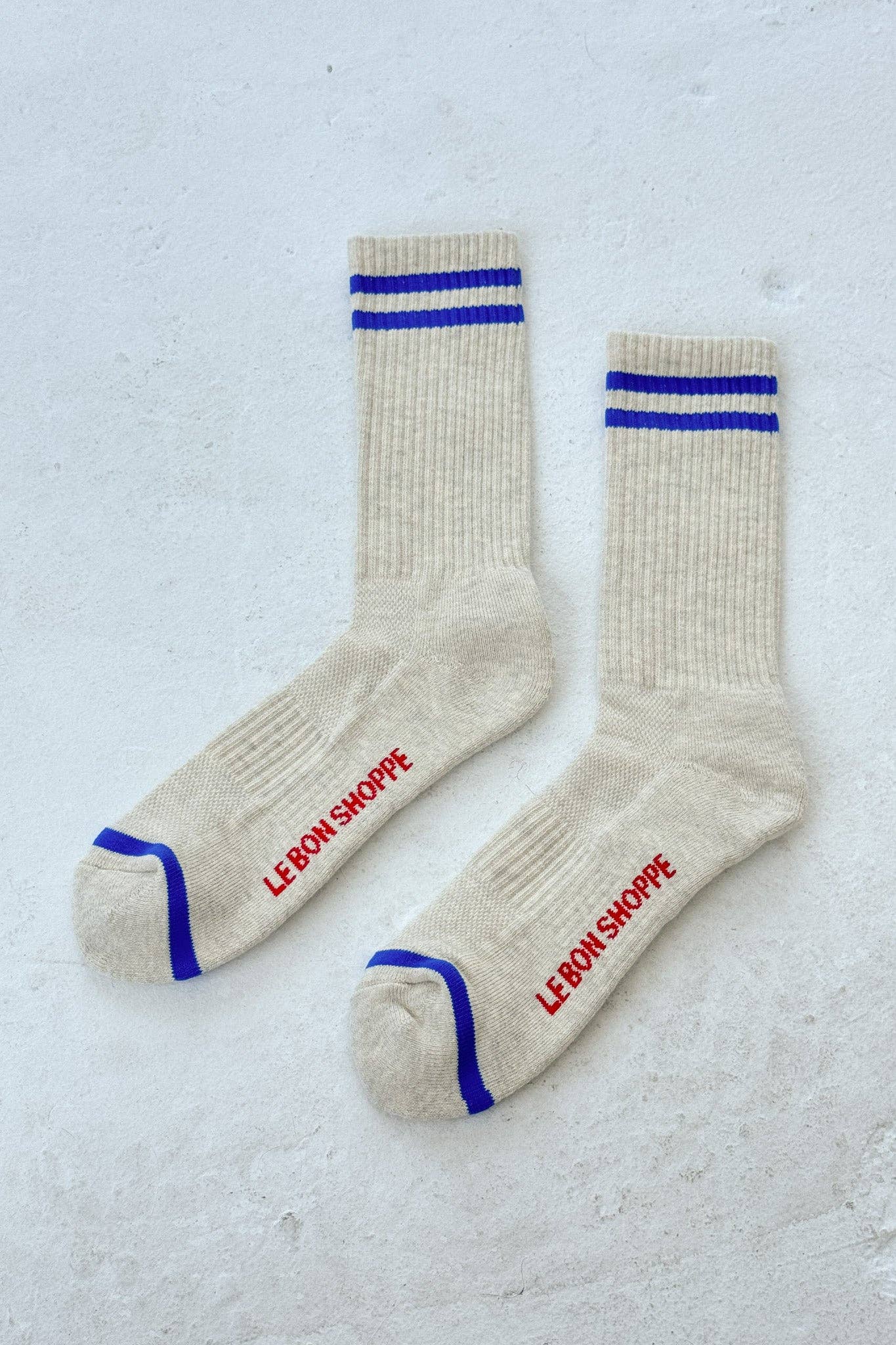 Extended Boyfriend Socks | Ice