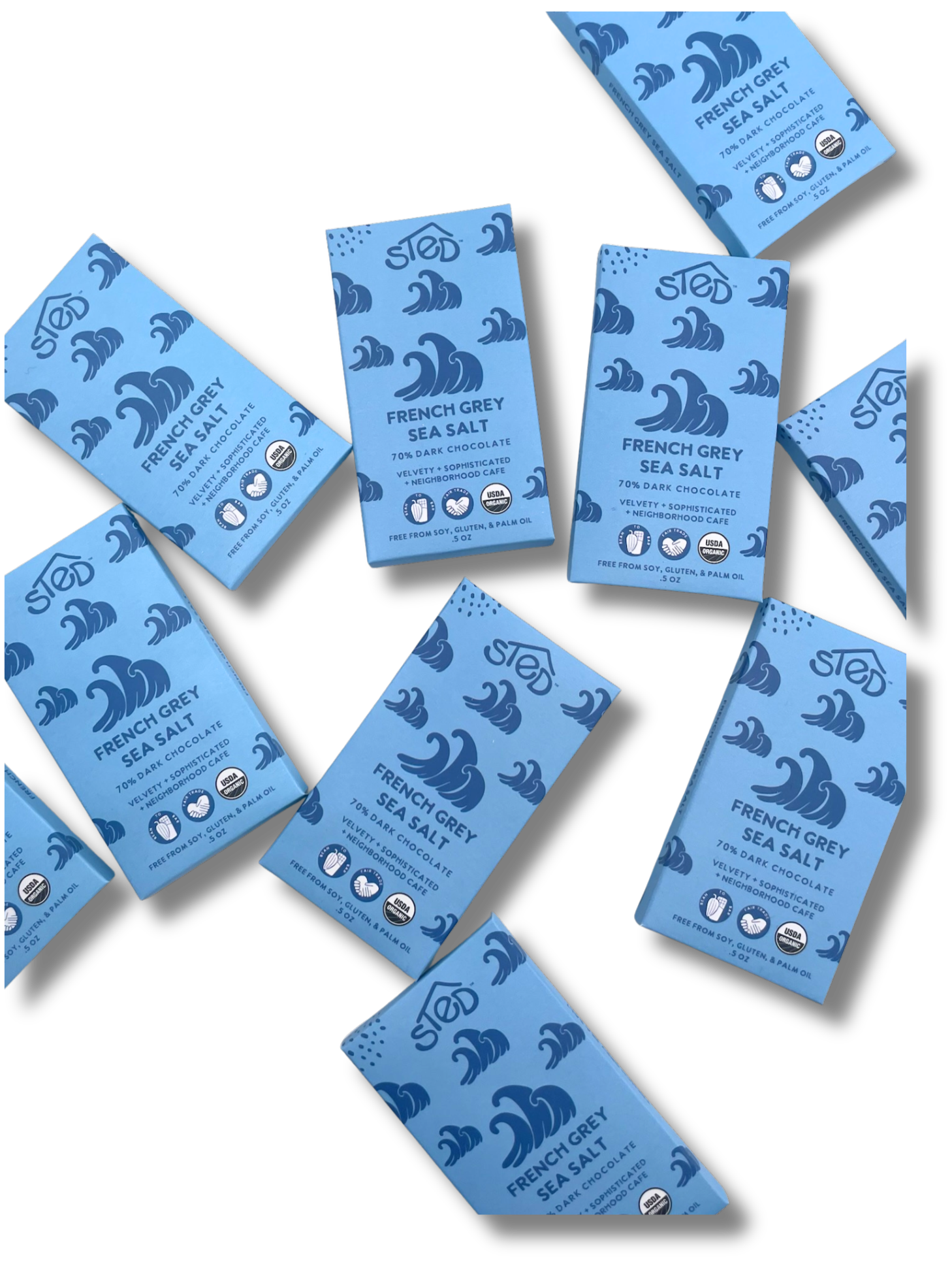 Mini French Grey Sea Salt Chocolate Bar