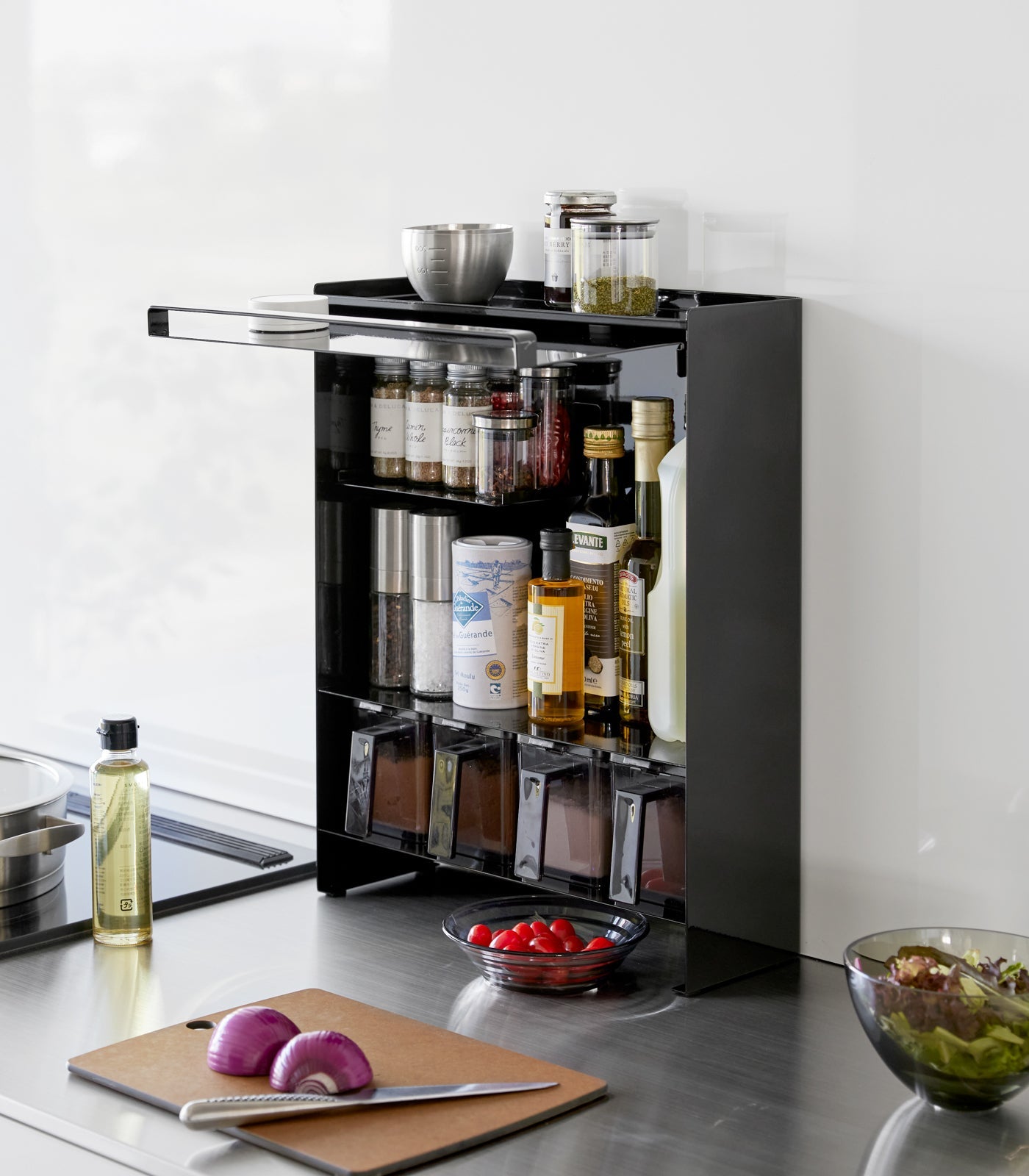 Concealable Spice Rack