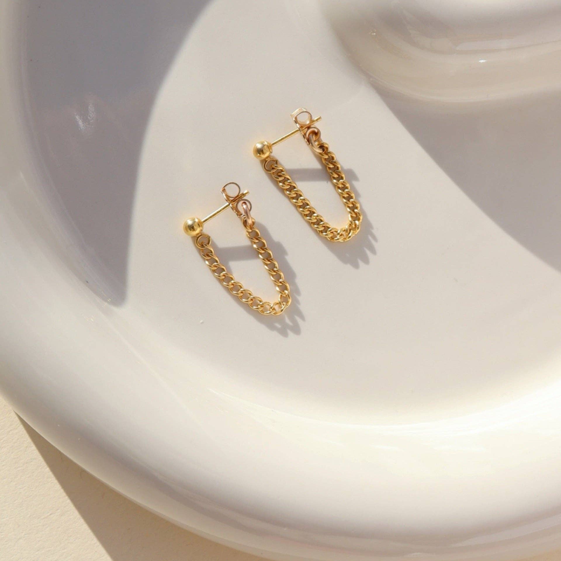 La Mer Studs | 14k Gold Fill