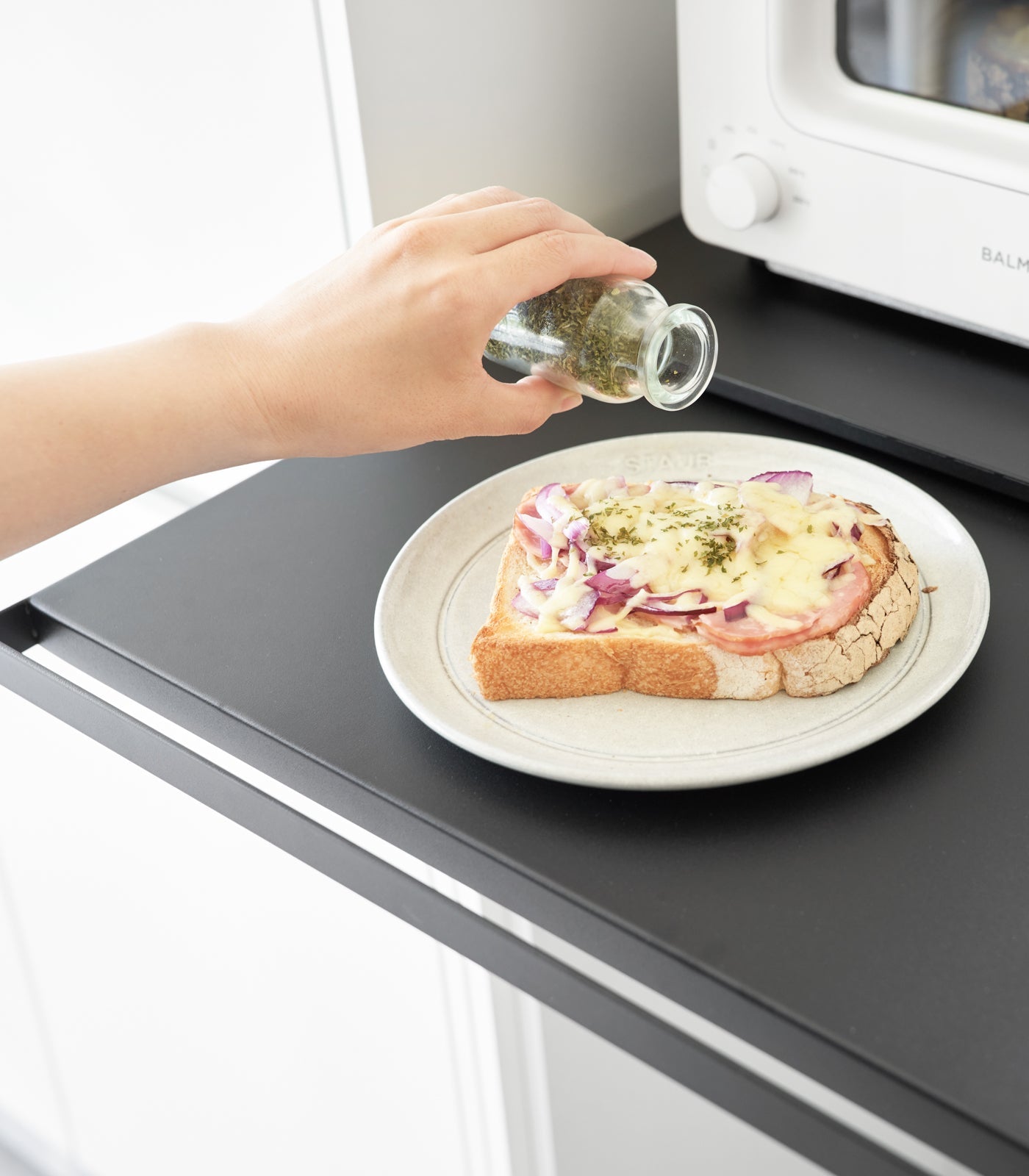Countertop Drawer with Pull-Out Shelf