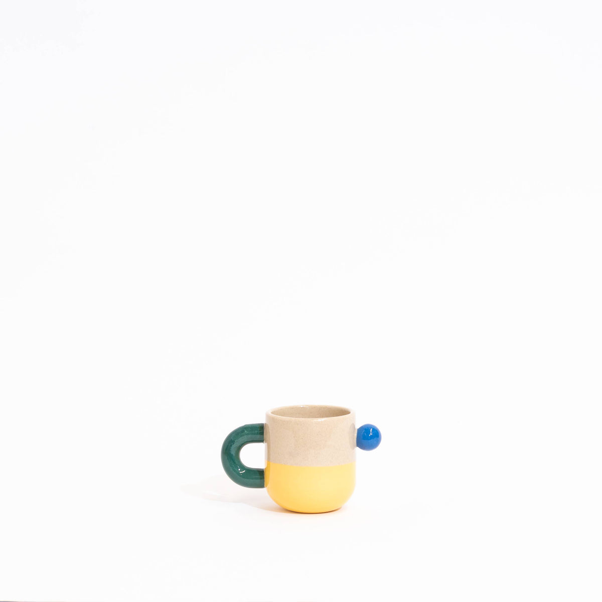 Color Block Espresso Cup | Yellow