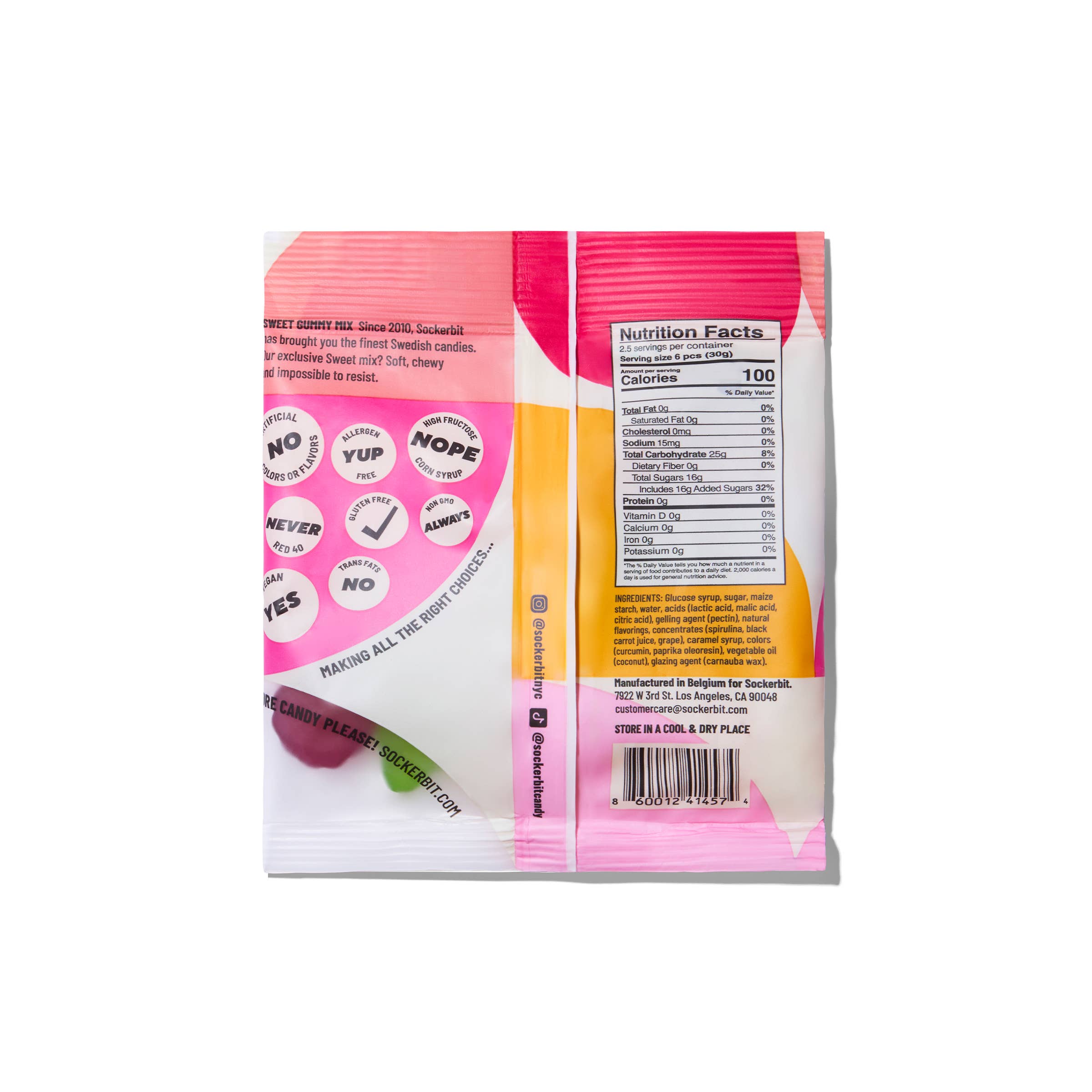 Sweet Gummy Mix Swedish Candy Bag
