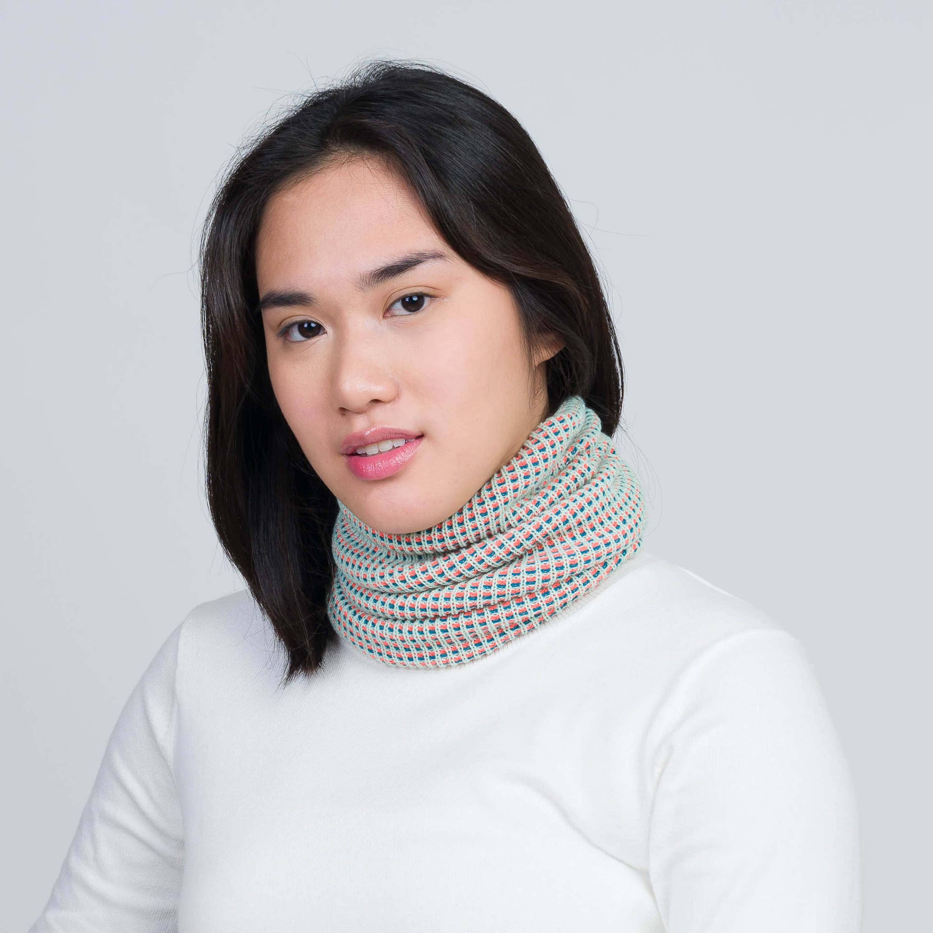 Grid Snood - Jade
