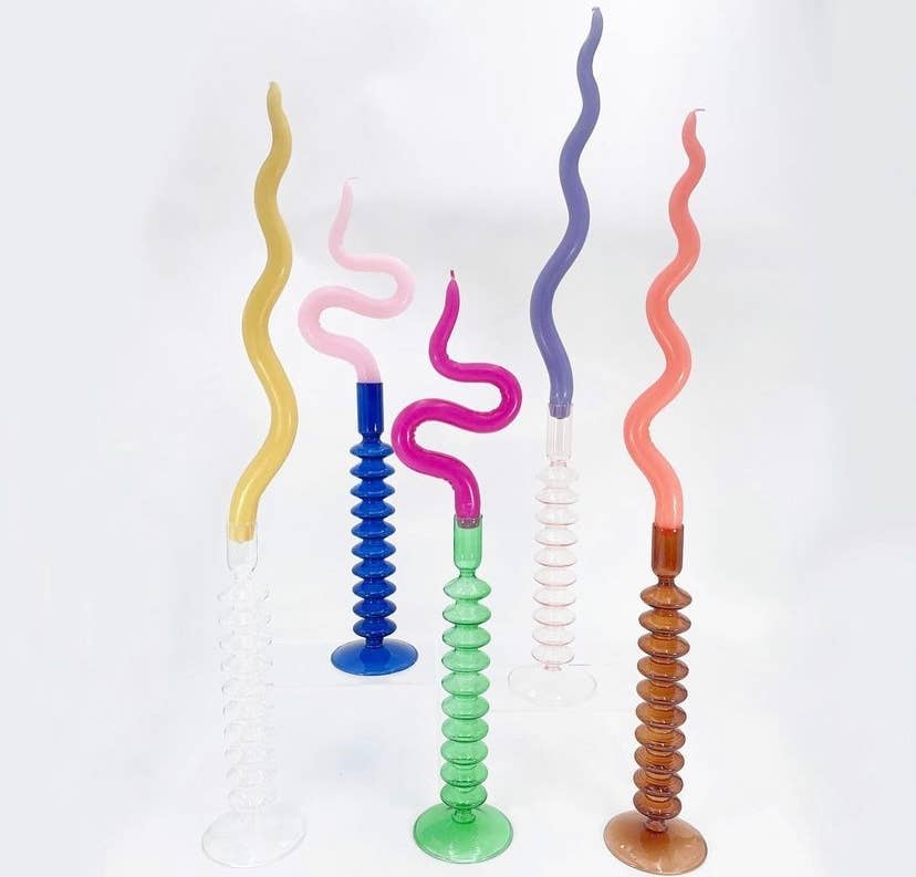 Wave Candle: Cream