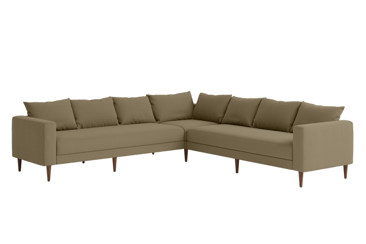 The Essential Corner Sectional | 7 Seat | Upcycled Poly