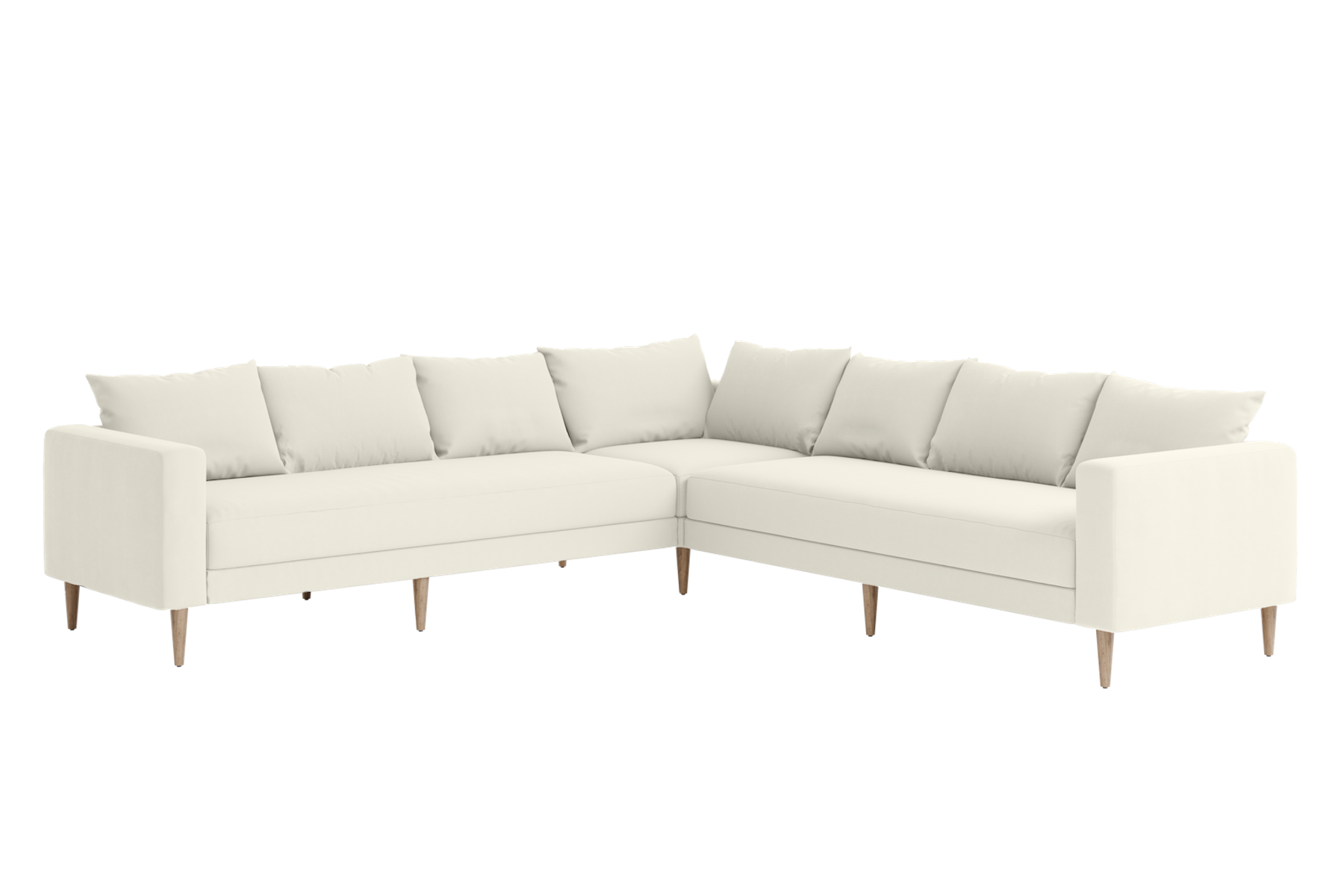 The Essential Corner Sectional | 7 Seat | Upcycled Poly