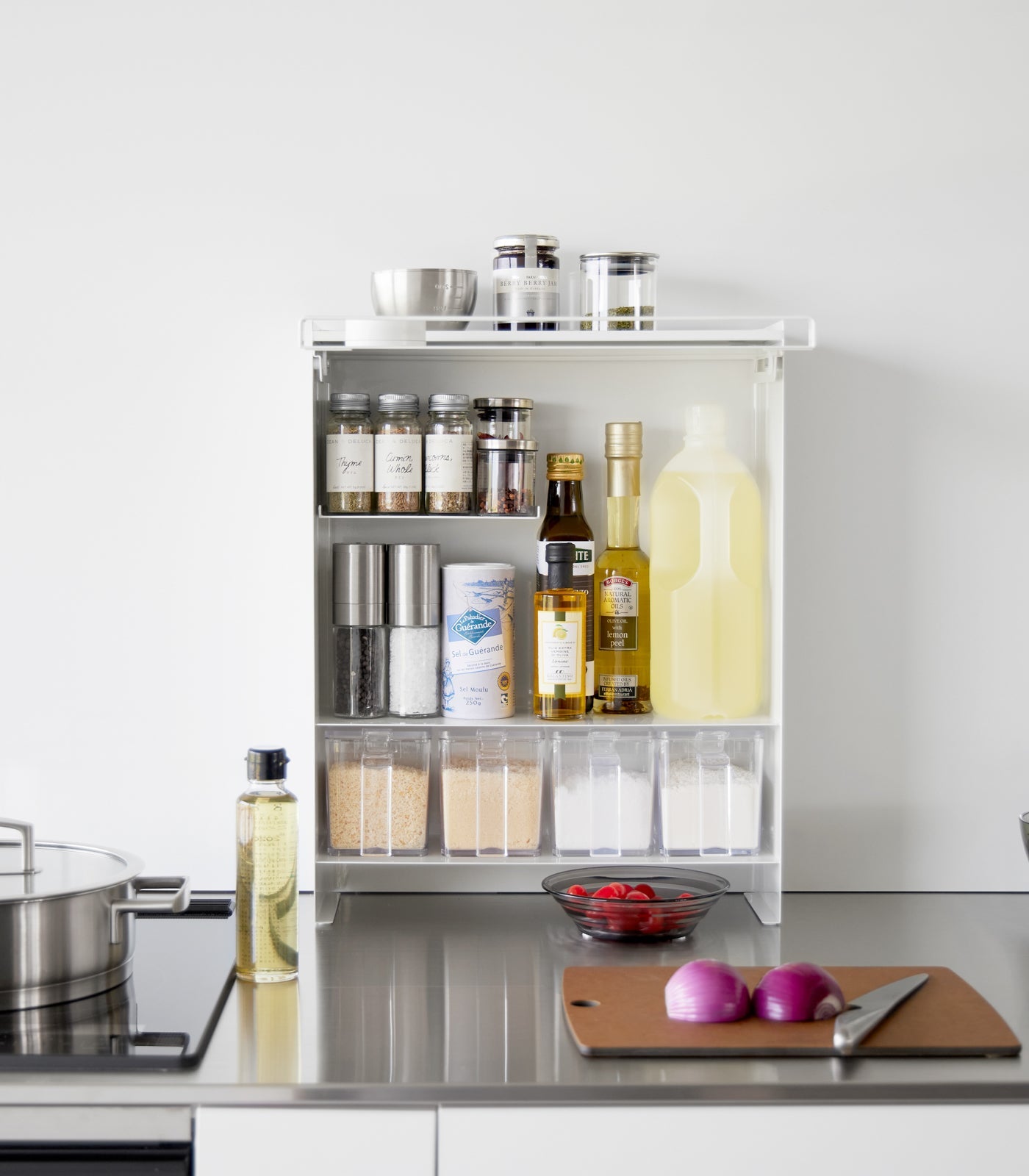 Concealable Spice Rack