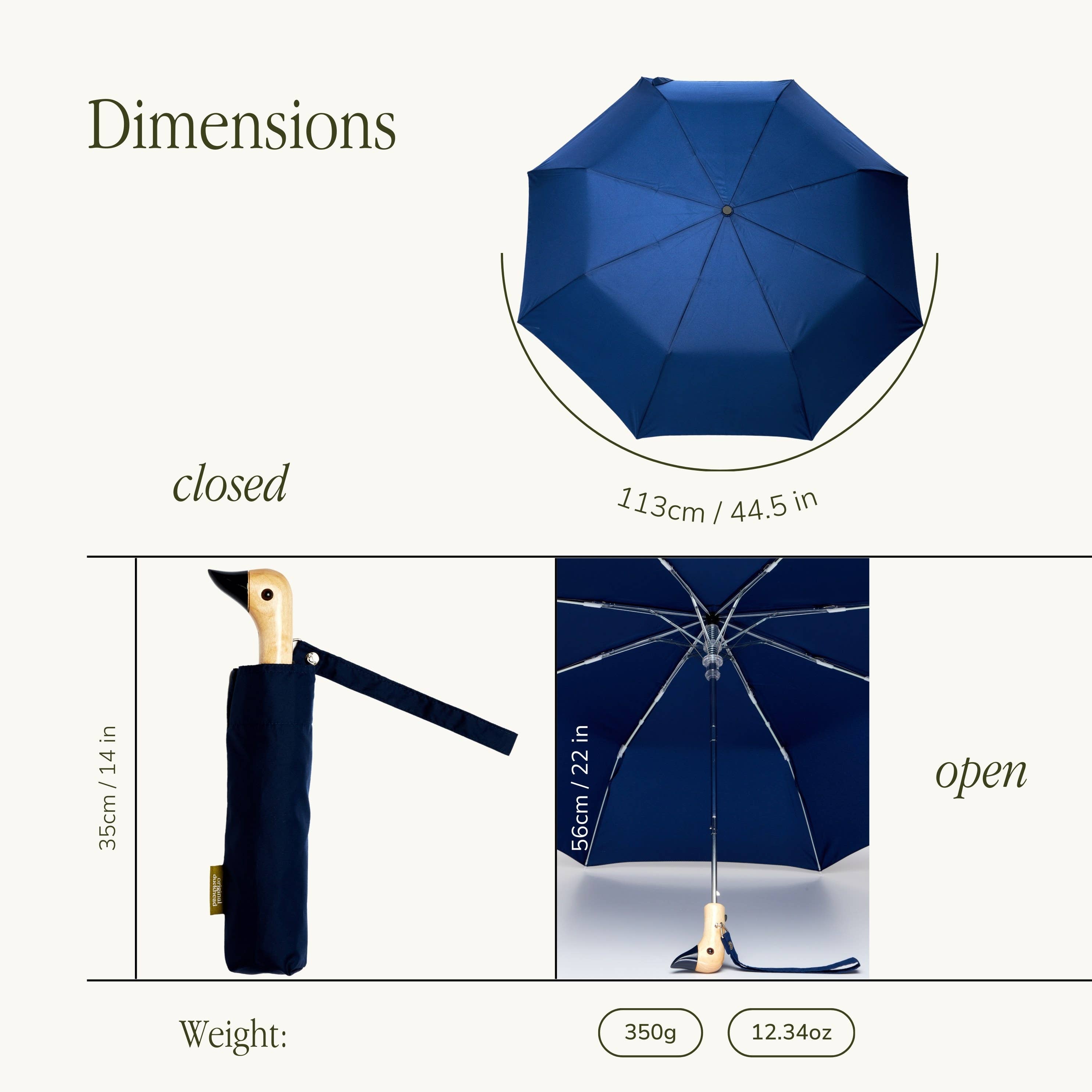 Original Duckhead Umbrella | Navy