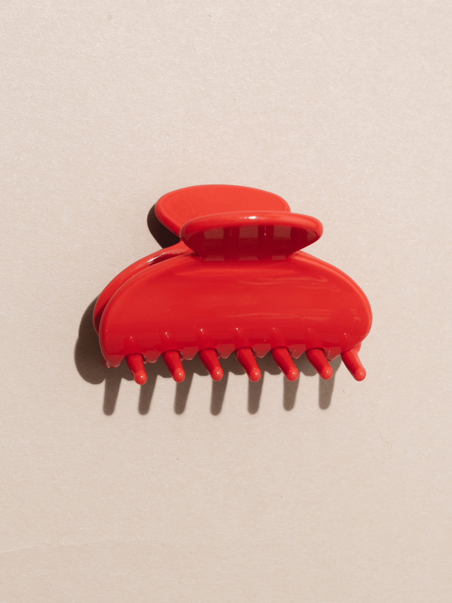 Small Hair Claw Clips: Cherry