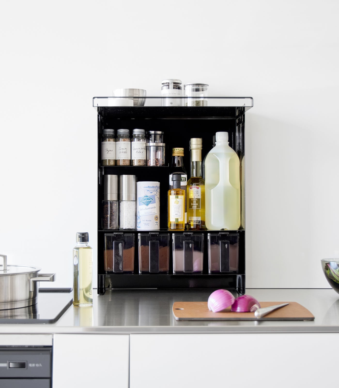 Concealable Spice Rack