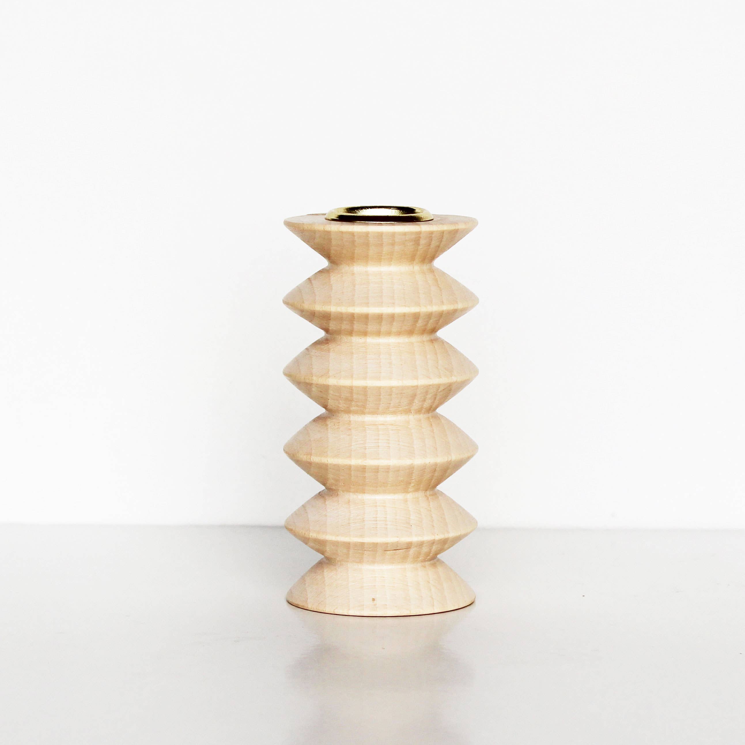 Wooden Candle Holder - Medium Nº 2