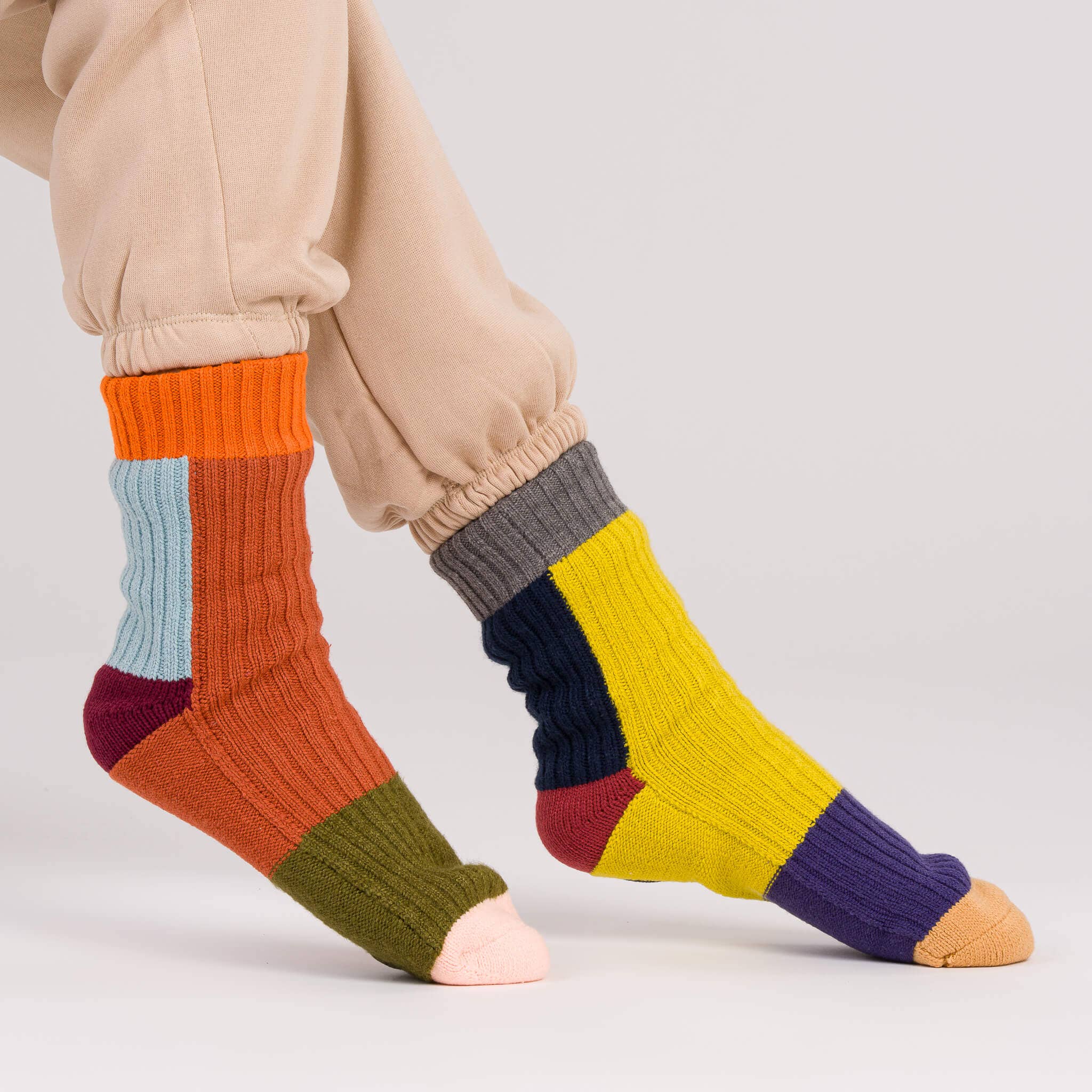 Mismatch House Socks | Desert | L/XL