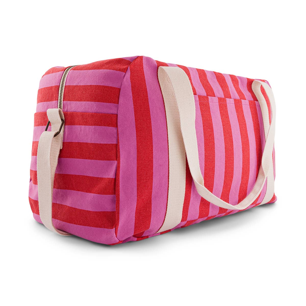 Raphael Weekend Bag | Orchid & Tomato Stripes
