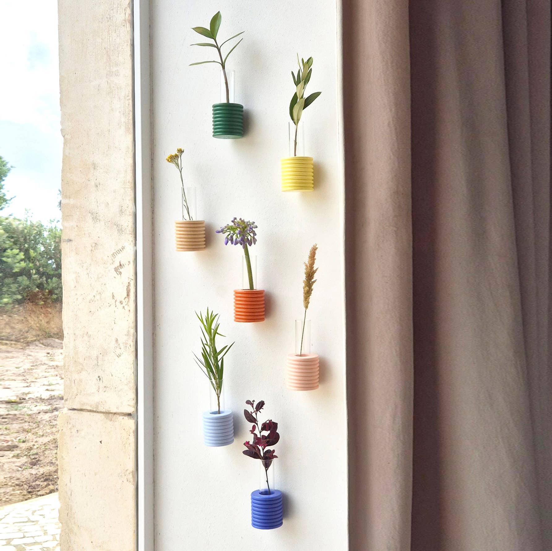 Ribble Wall Vase | Green