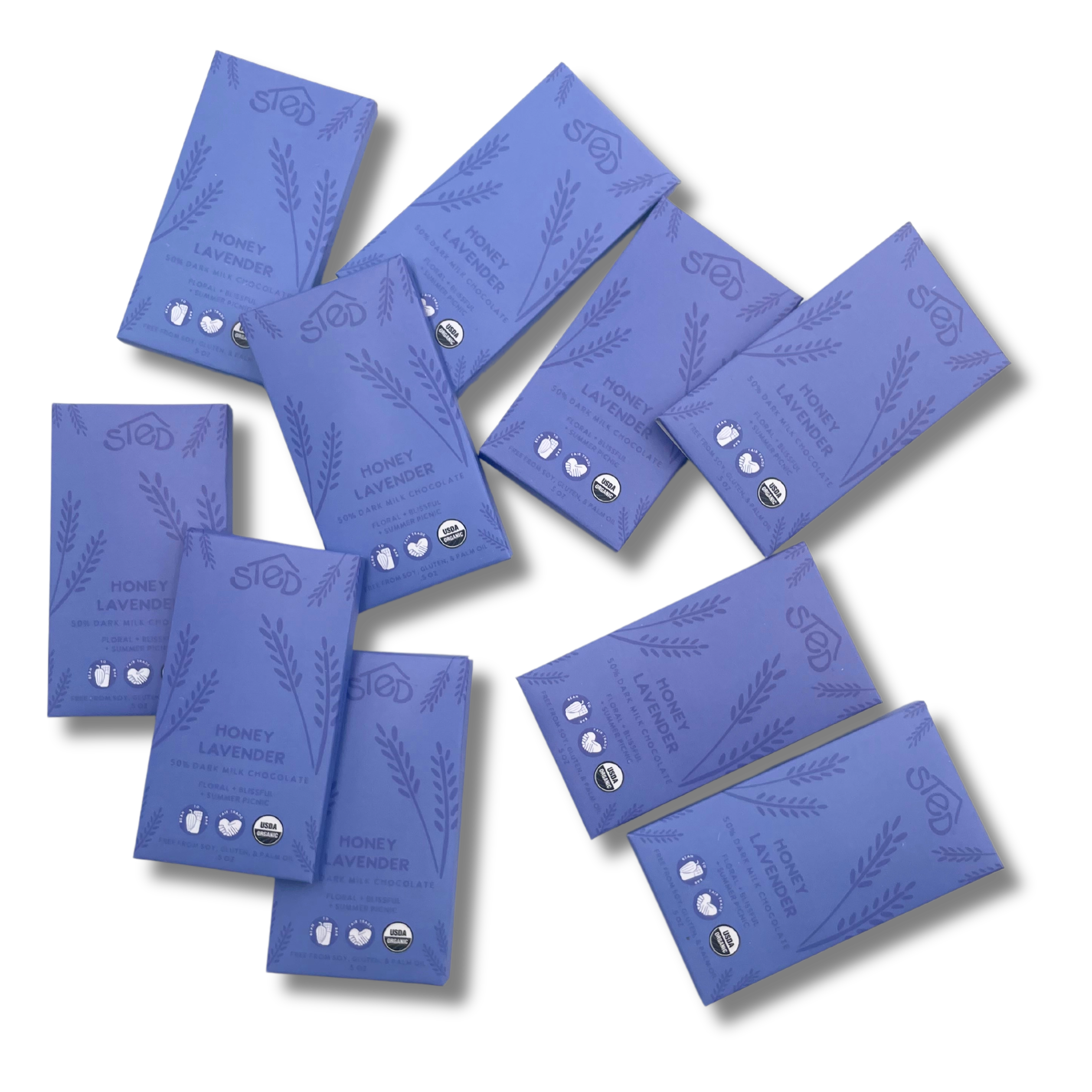 Mini Honey Lavender Chocolate Bar