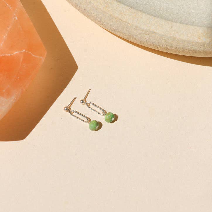 Fern Drop Earrings | Sterling Silver
