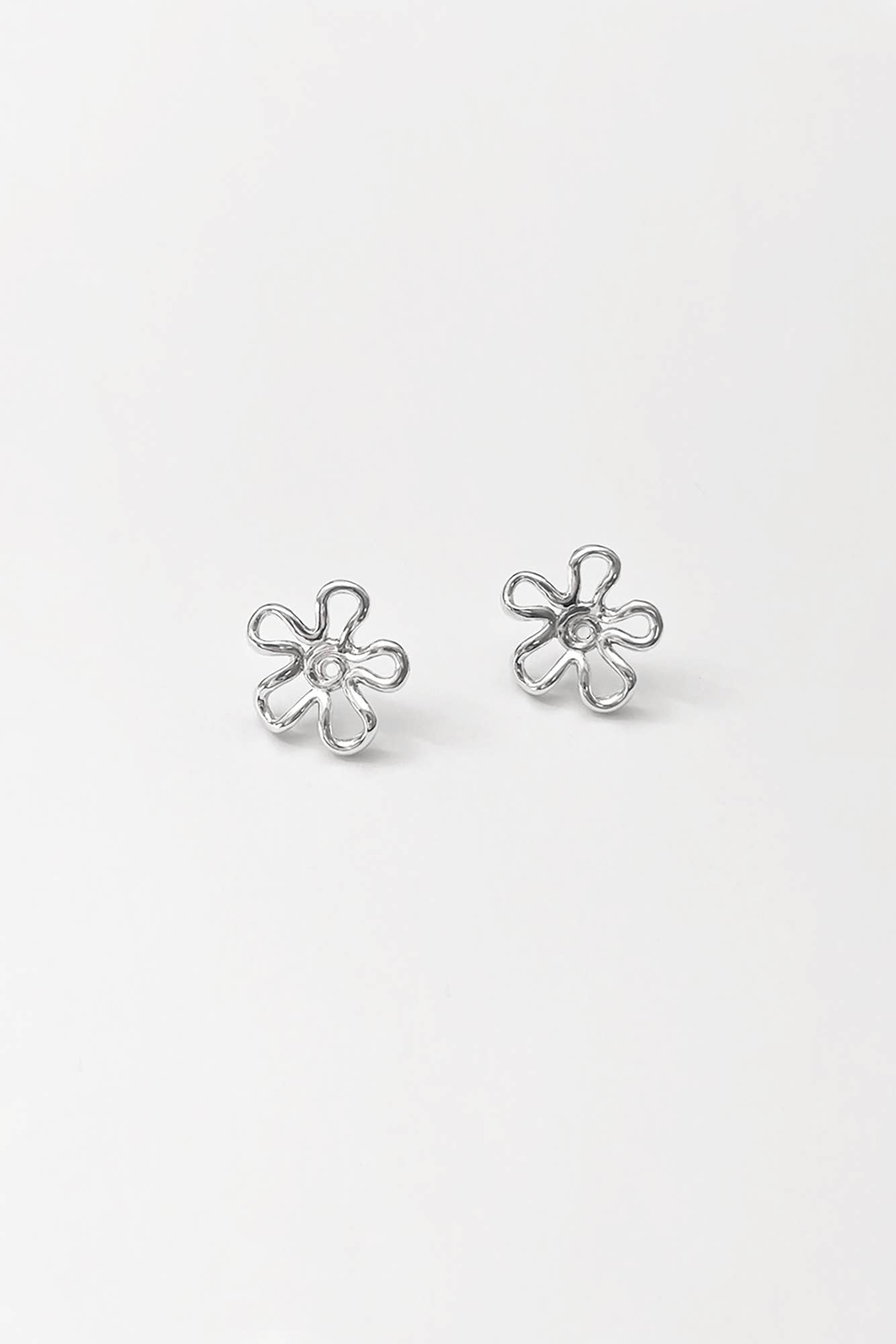 Flora Studs: Sterling Silver