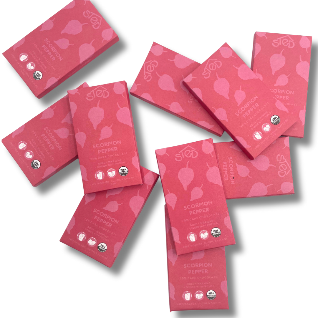 Mini Scorpion Pepper Chocolate Bar