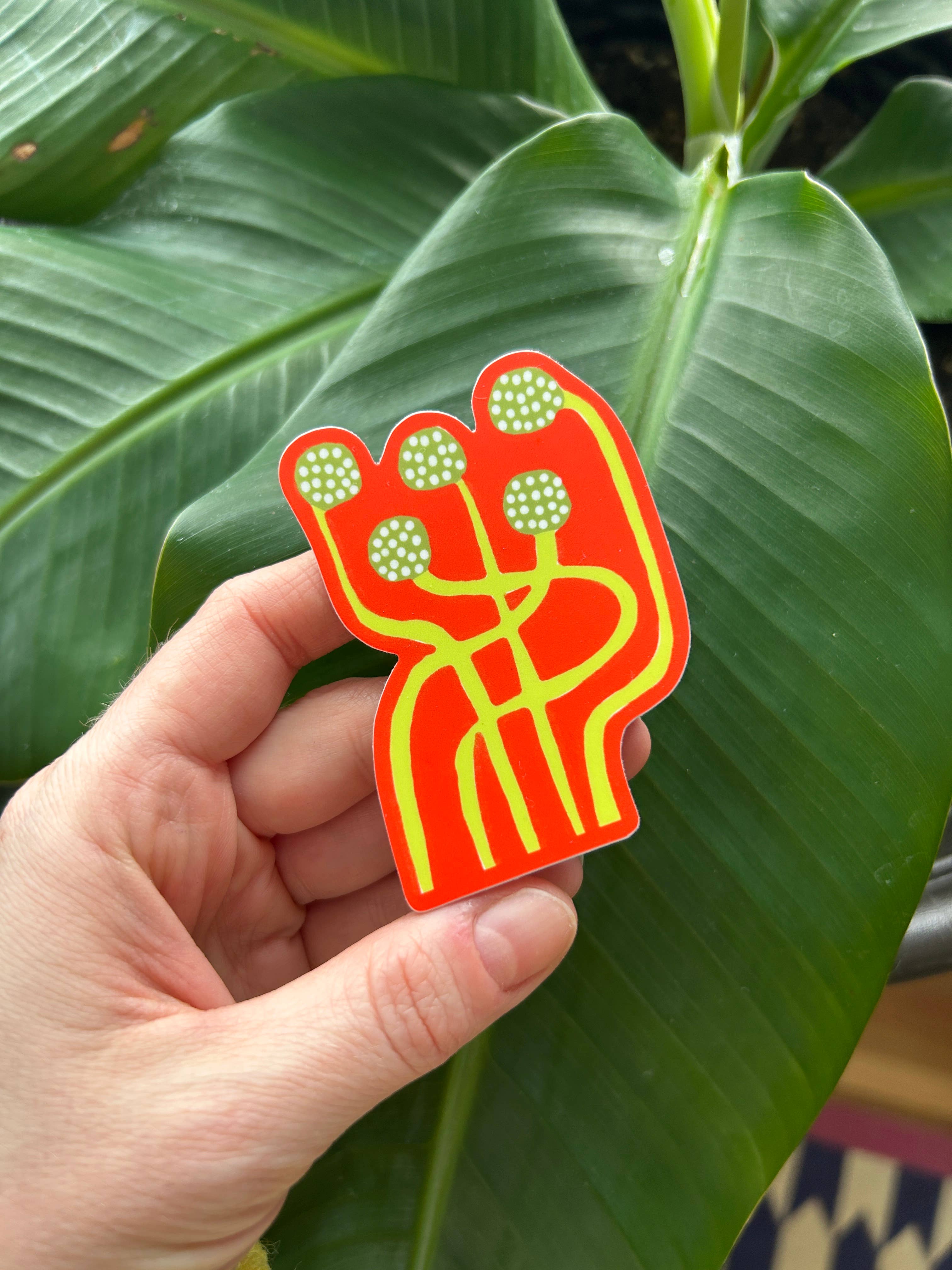 Squiggle Buds Vinyl Sticker