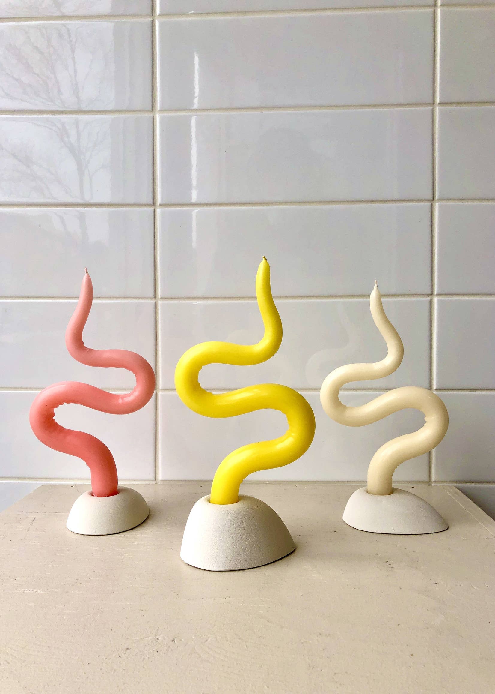 Power Wiggler Taper Candle