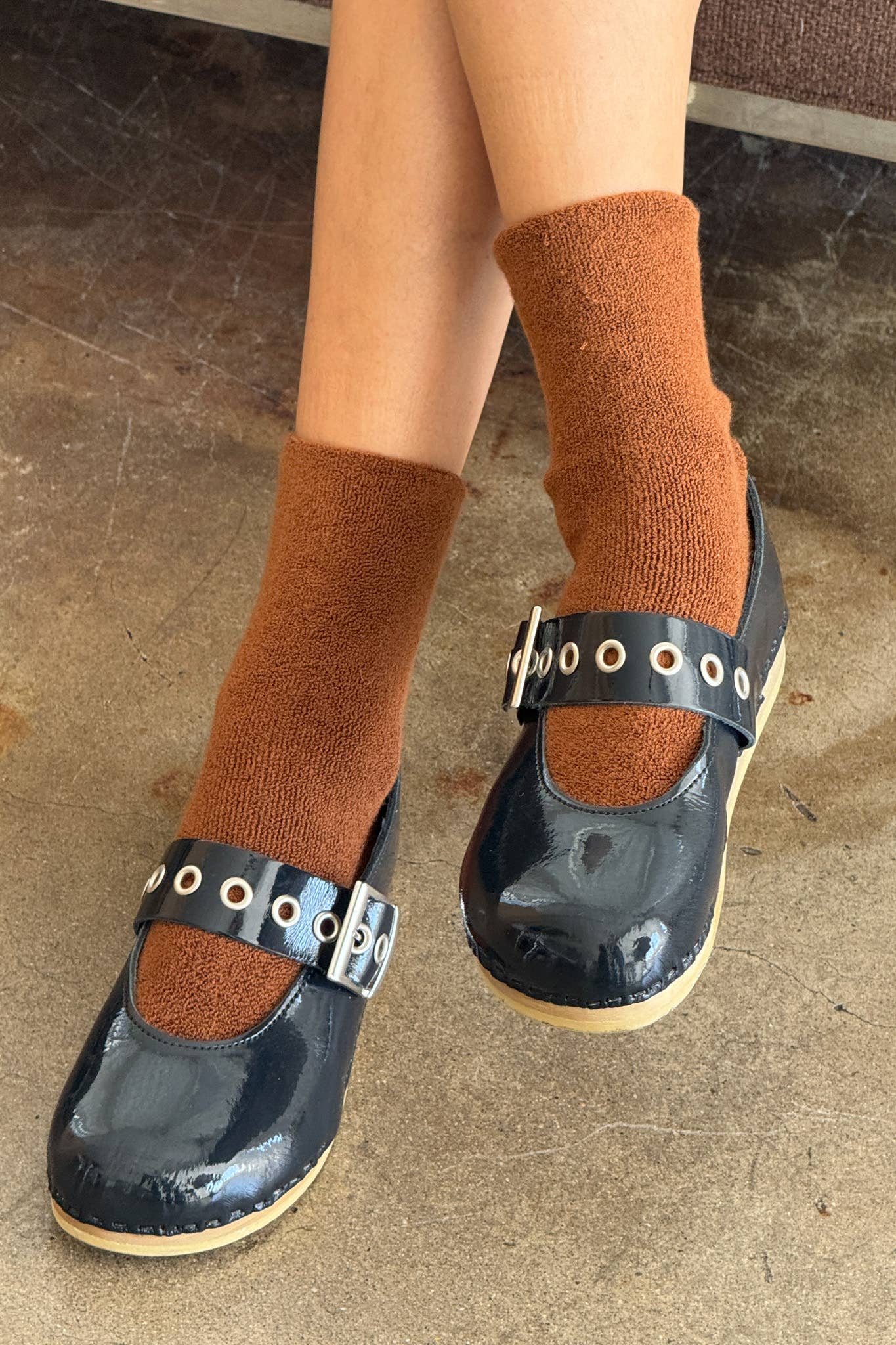 Cloud Socks: Sepia