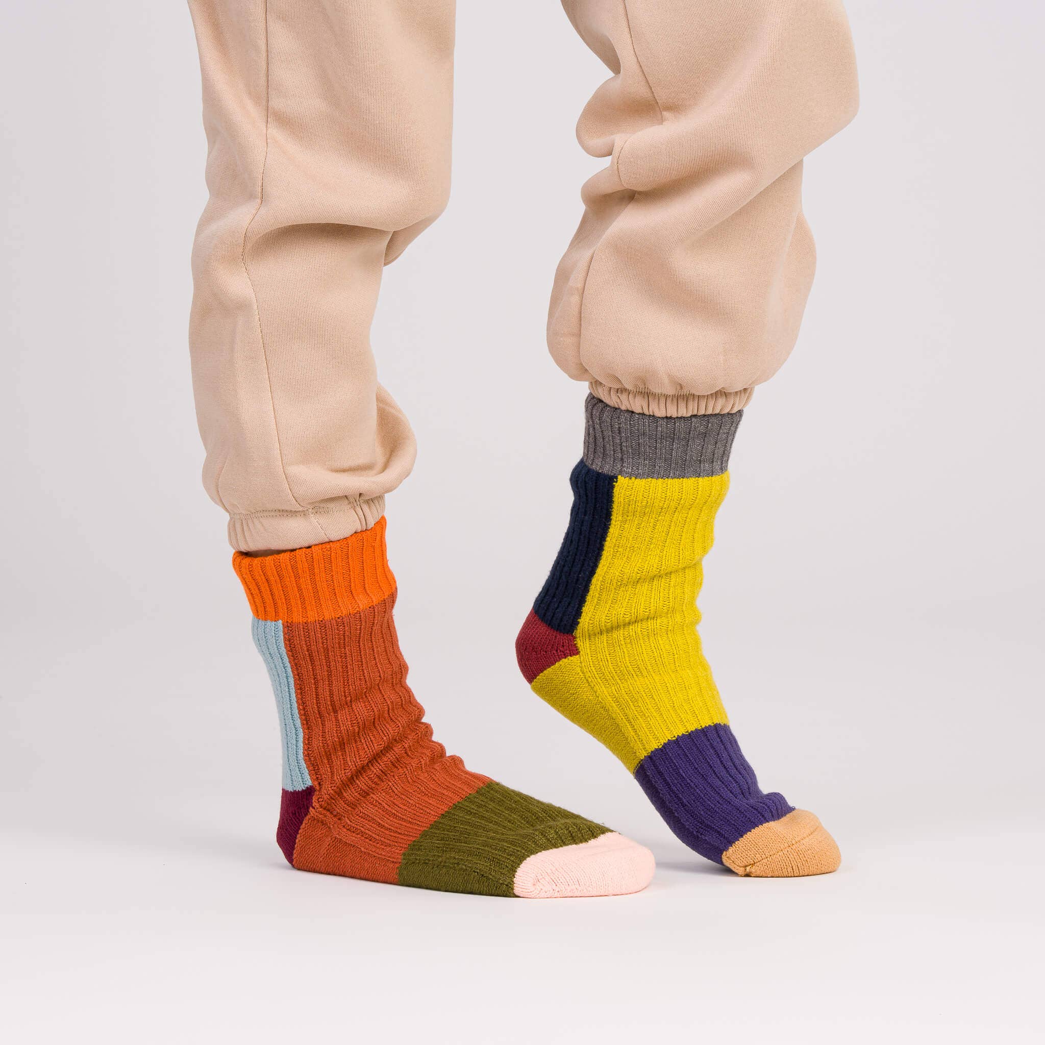 Mismatch House Socks | Desert | L/XL