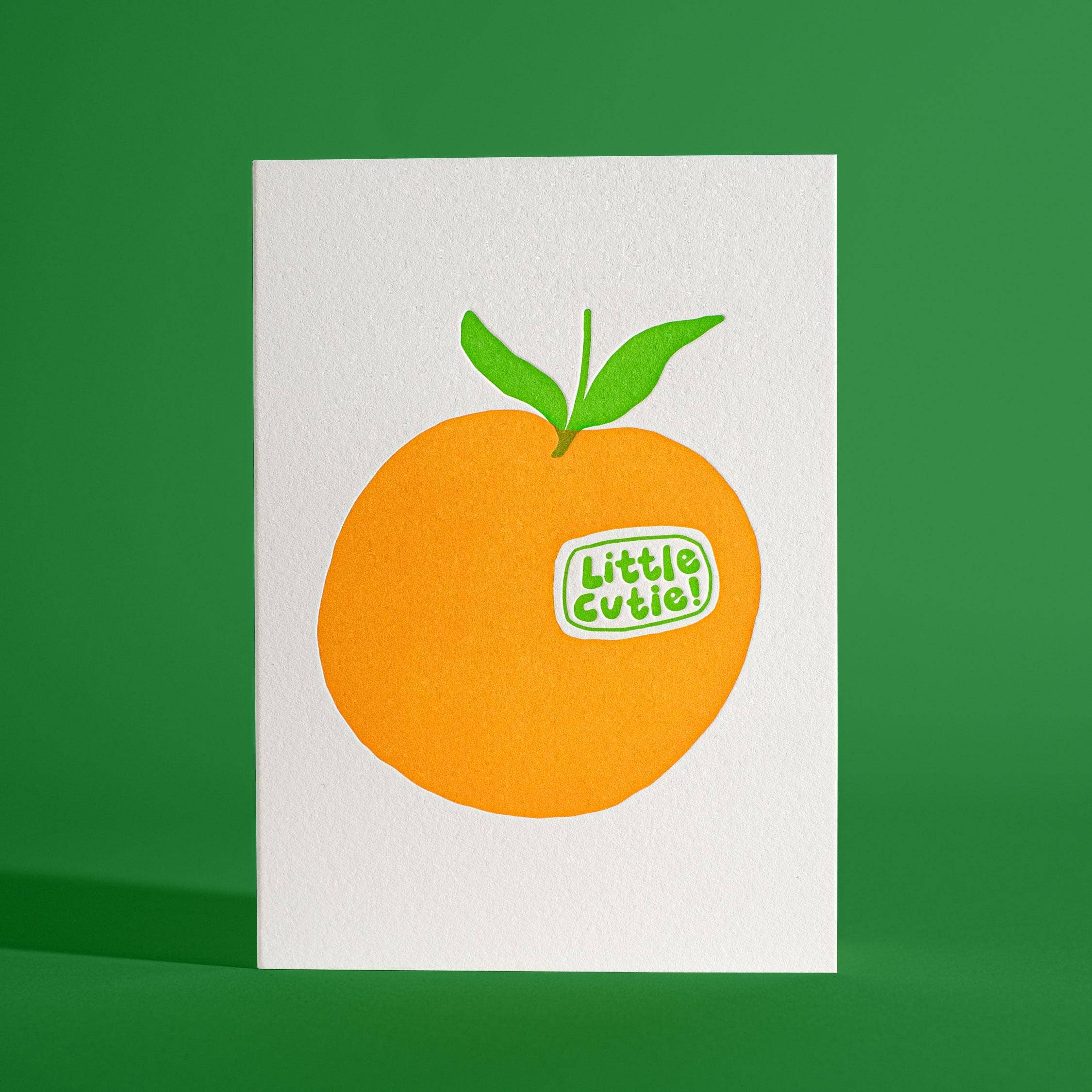 Little Cutie Letterpress Card