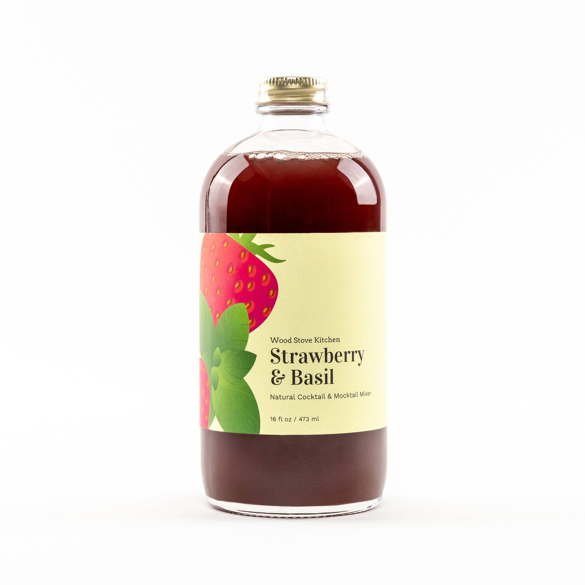 Strawberry & Basil | Cocktail & Mocktail Mixer