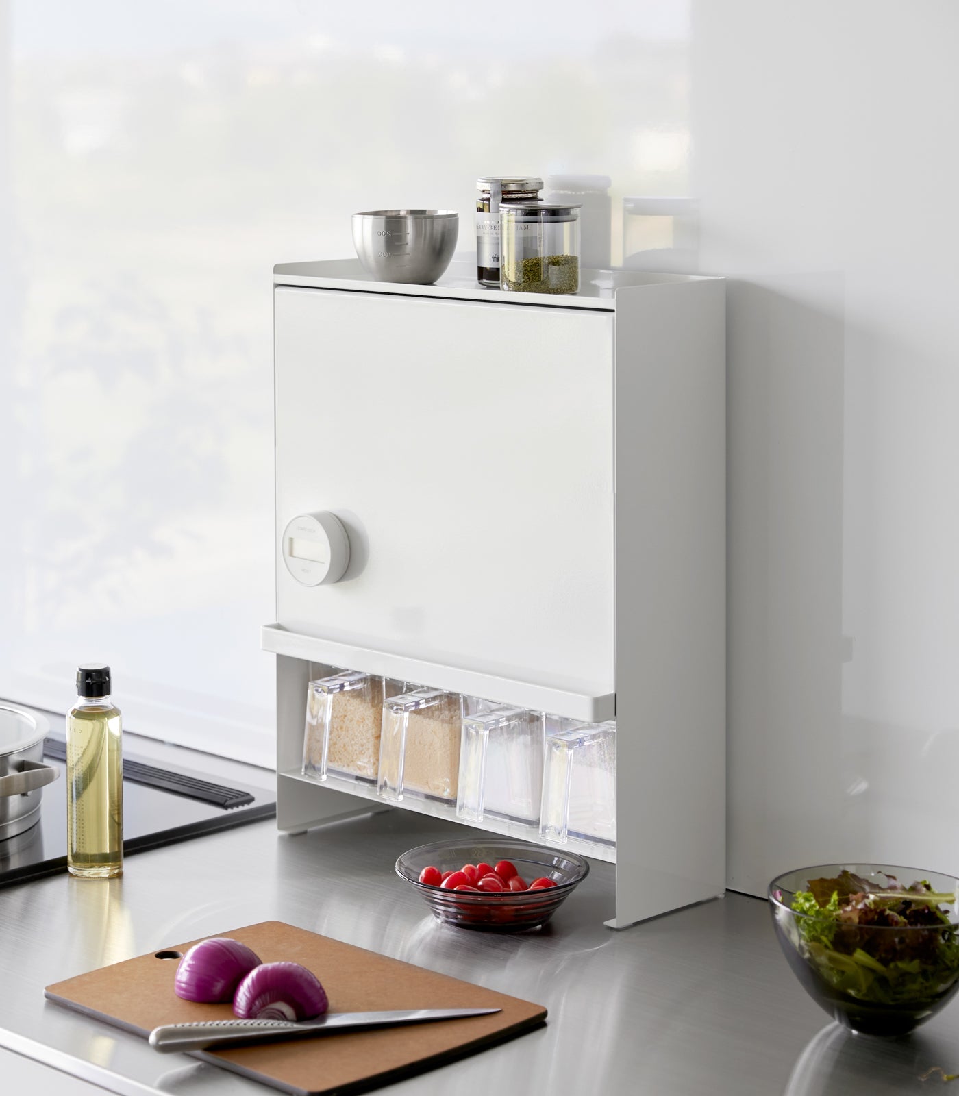 Concealable Spice Rack