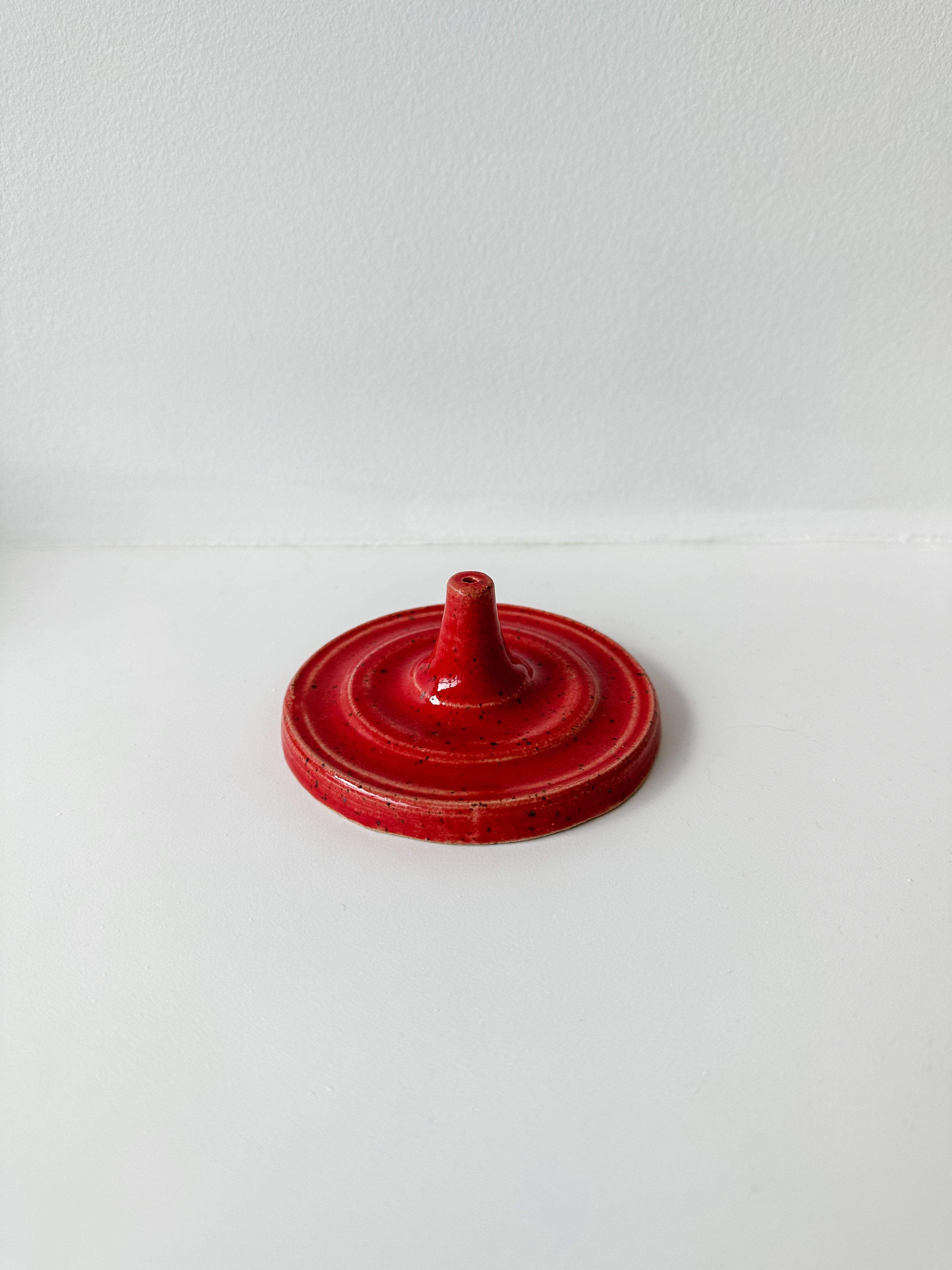 Red Incense Holder