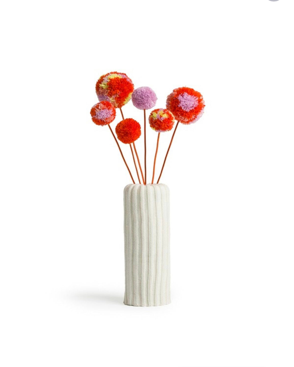 Poppy & Lilac Pom Flowers Bouquet