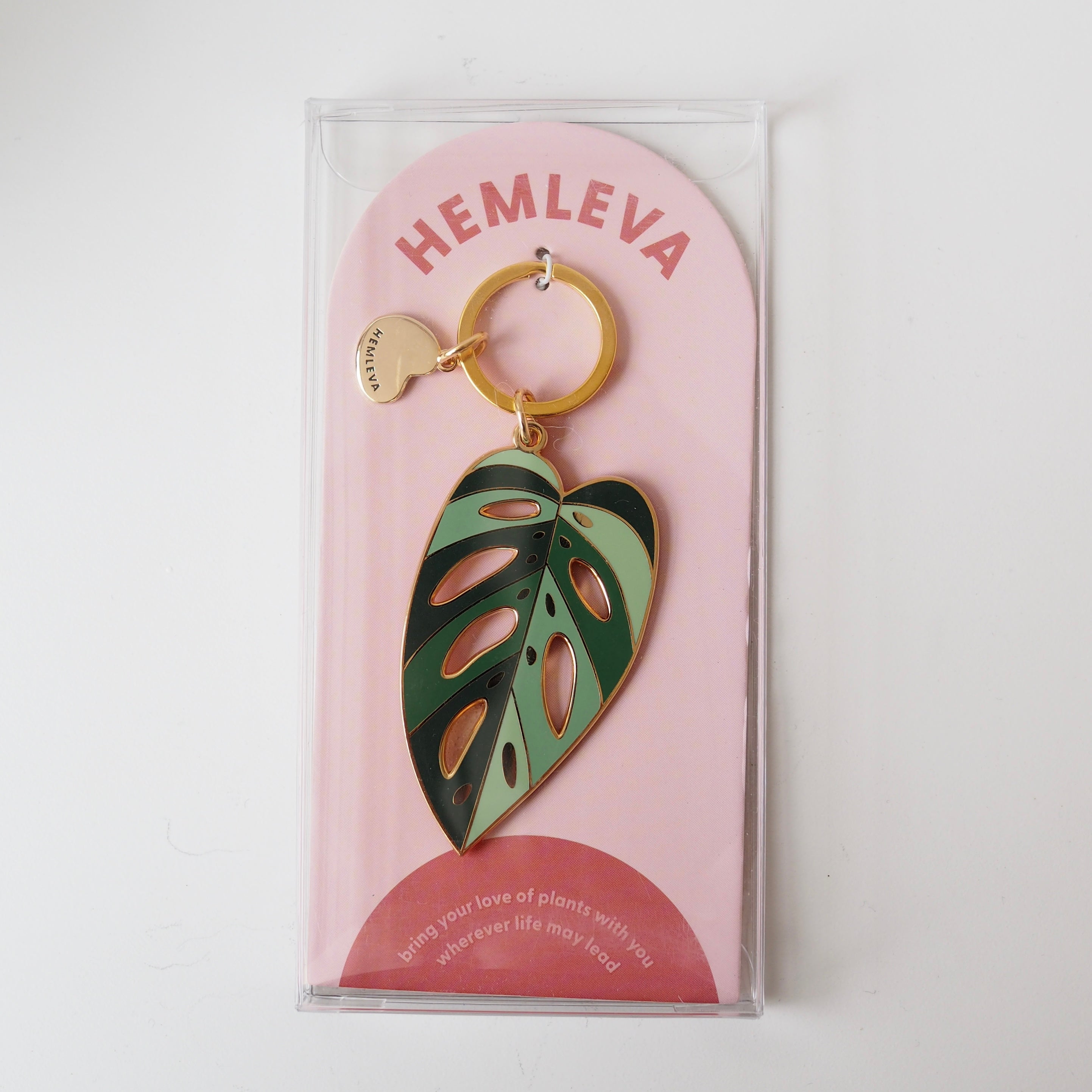 Monstera Keychain