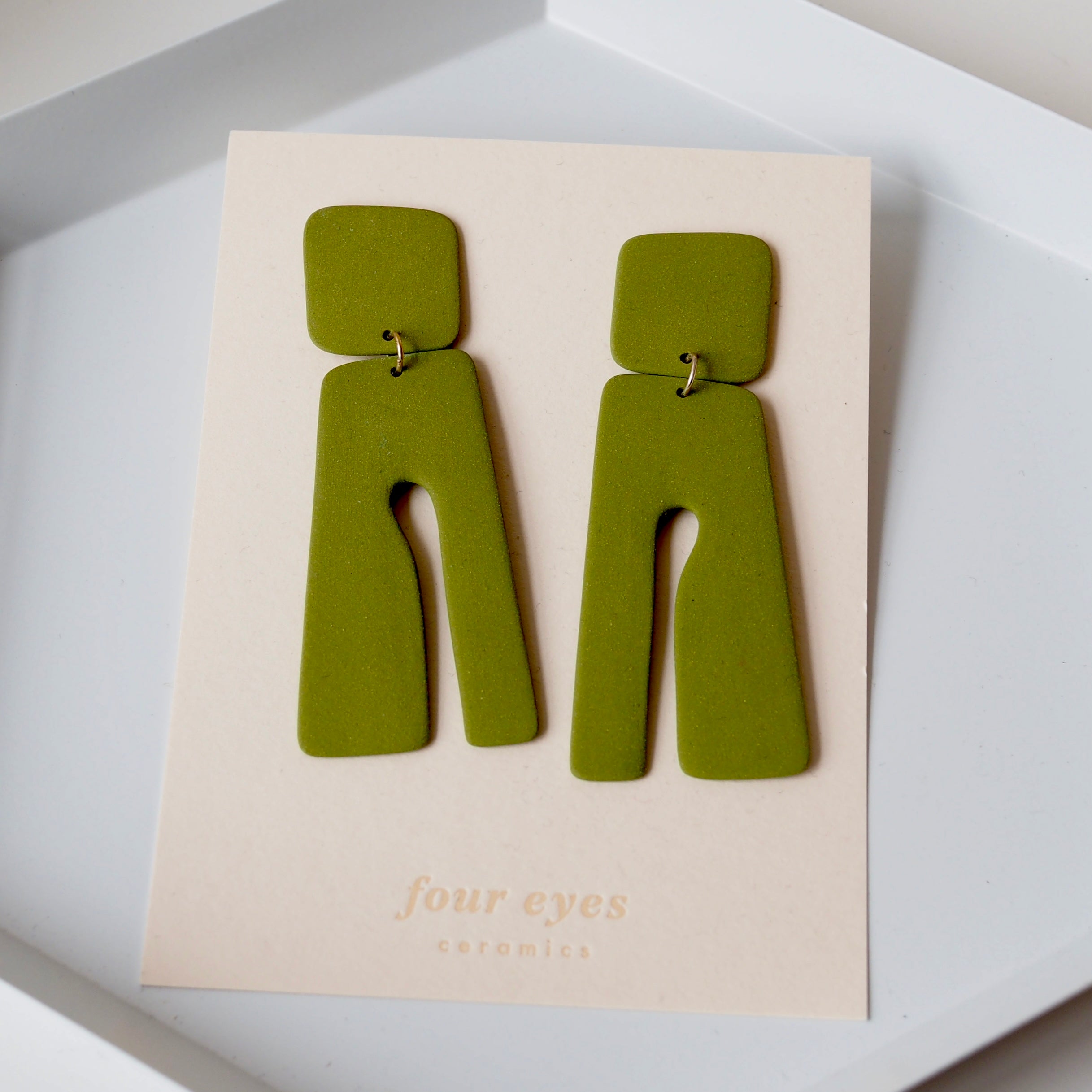 Tassel Earrings Sage
