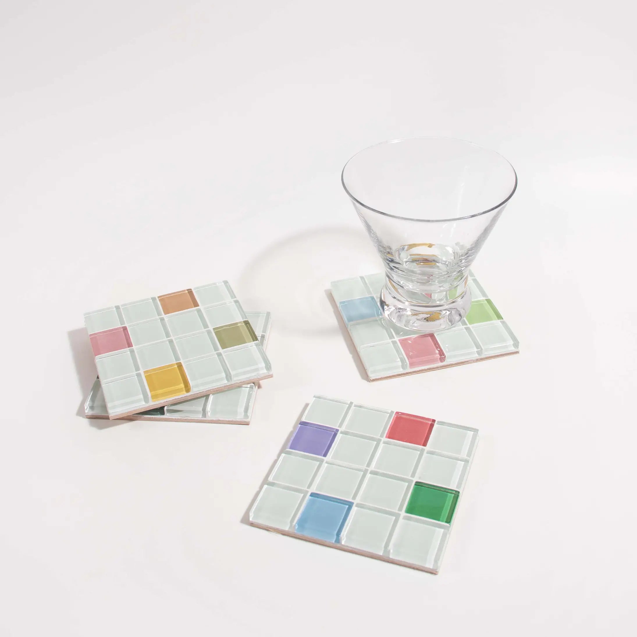 Glass Tile Coaster - Randomness no. 1