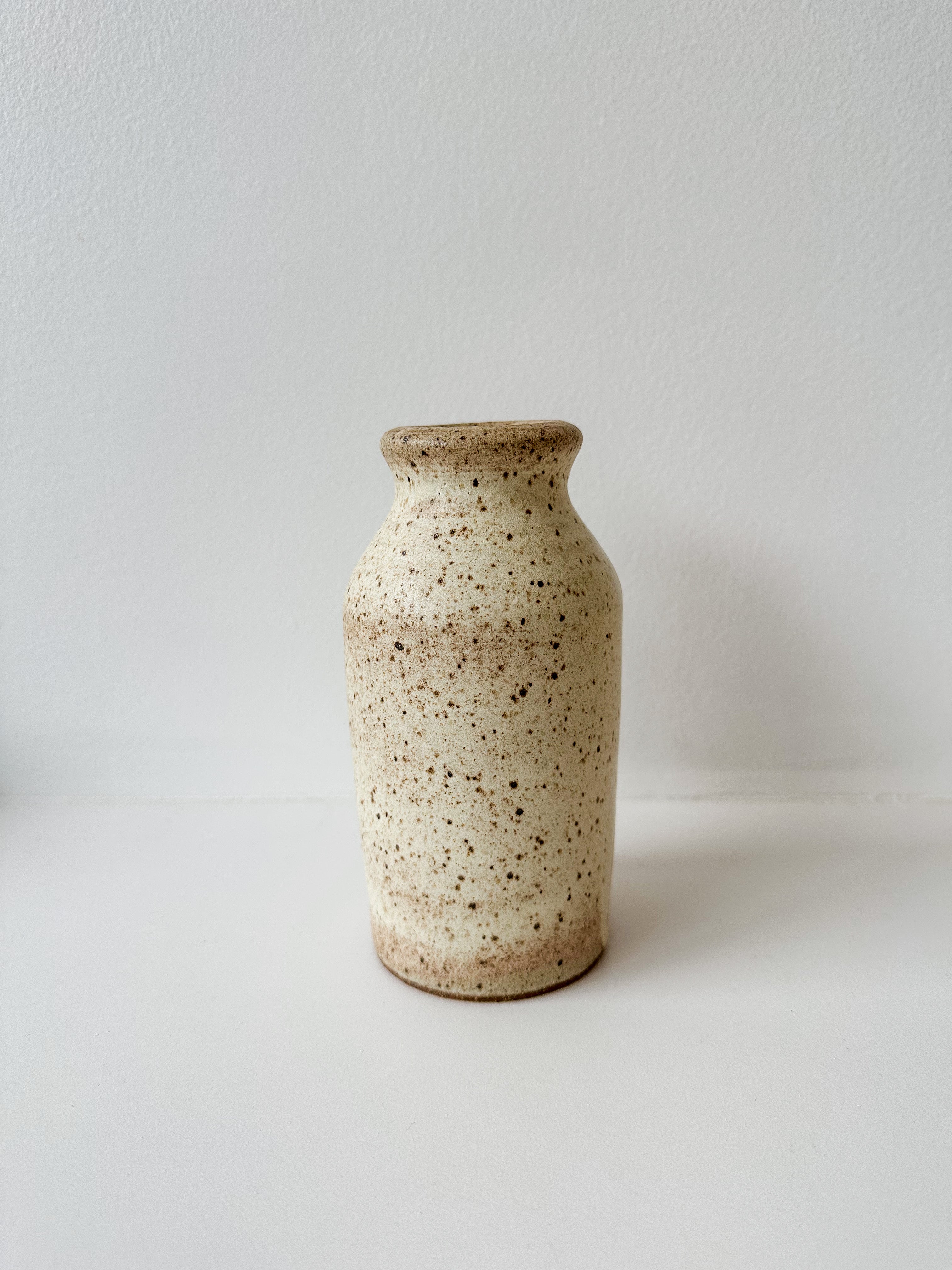 White Speckled Vase