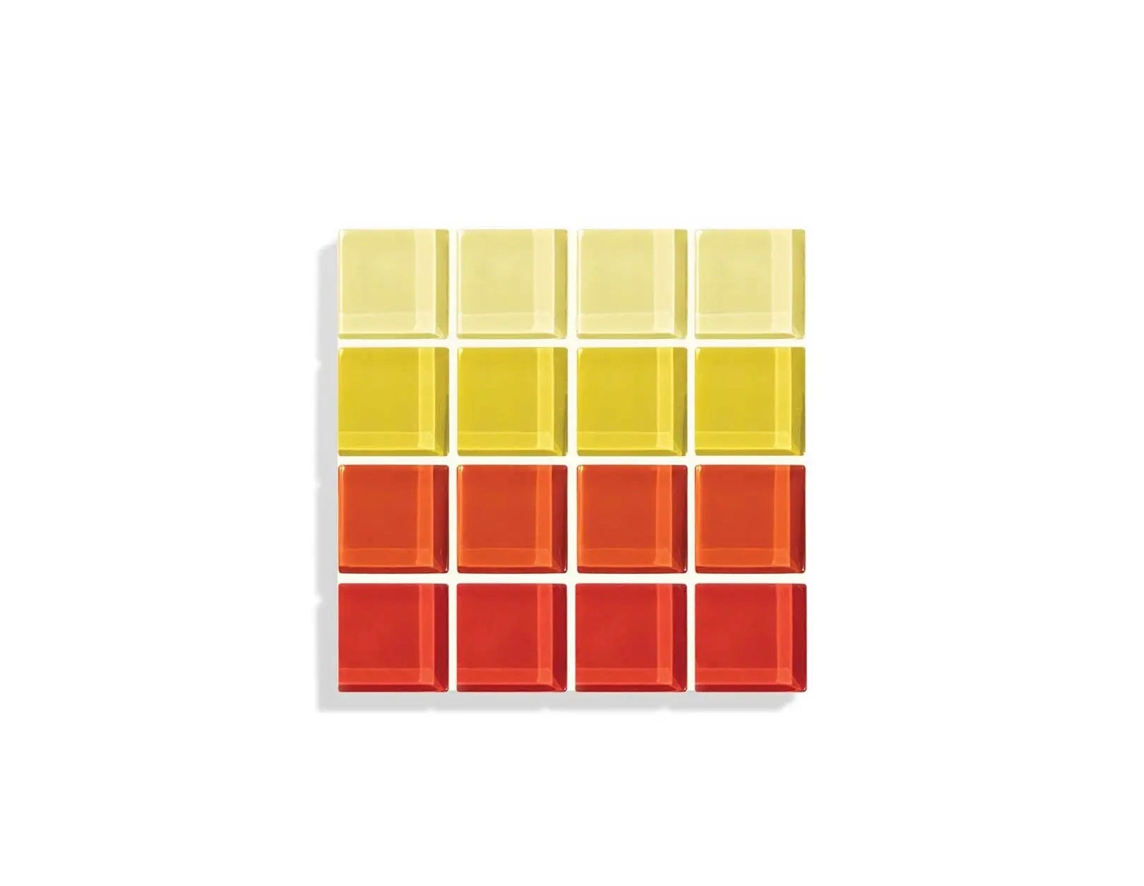 Glass Tile Coaster - Summer Sunrise