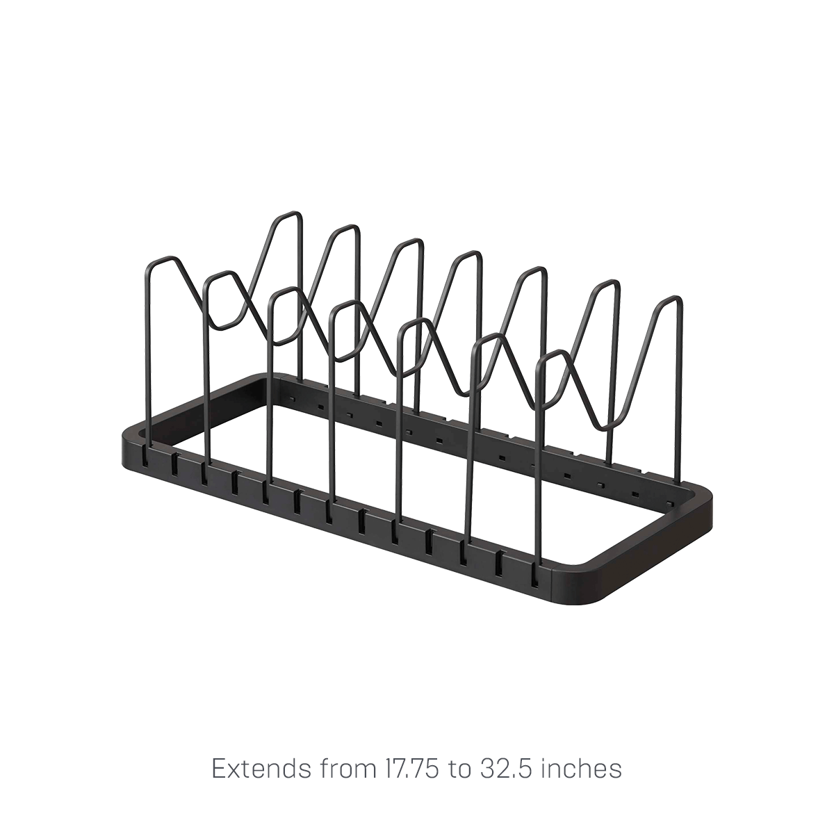 Adjustable Pot Lid Organizer