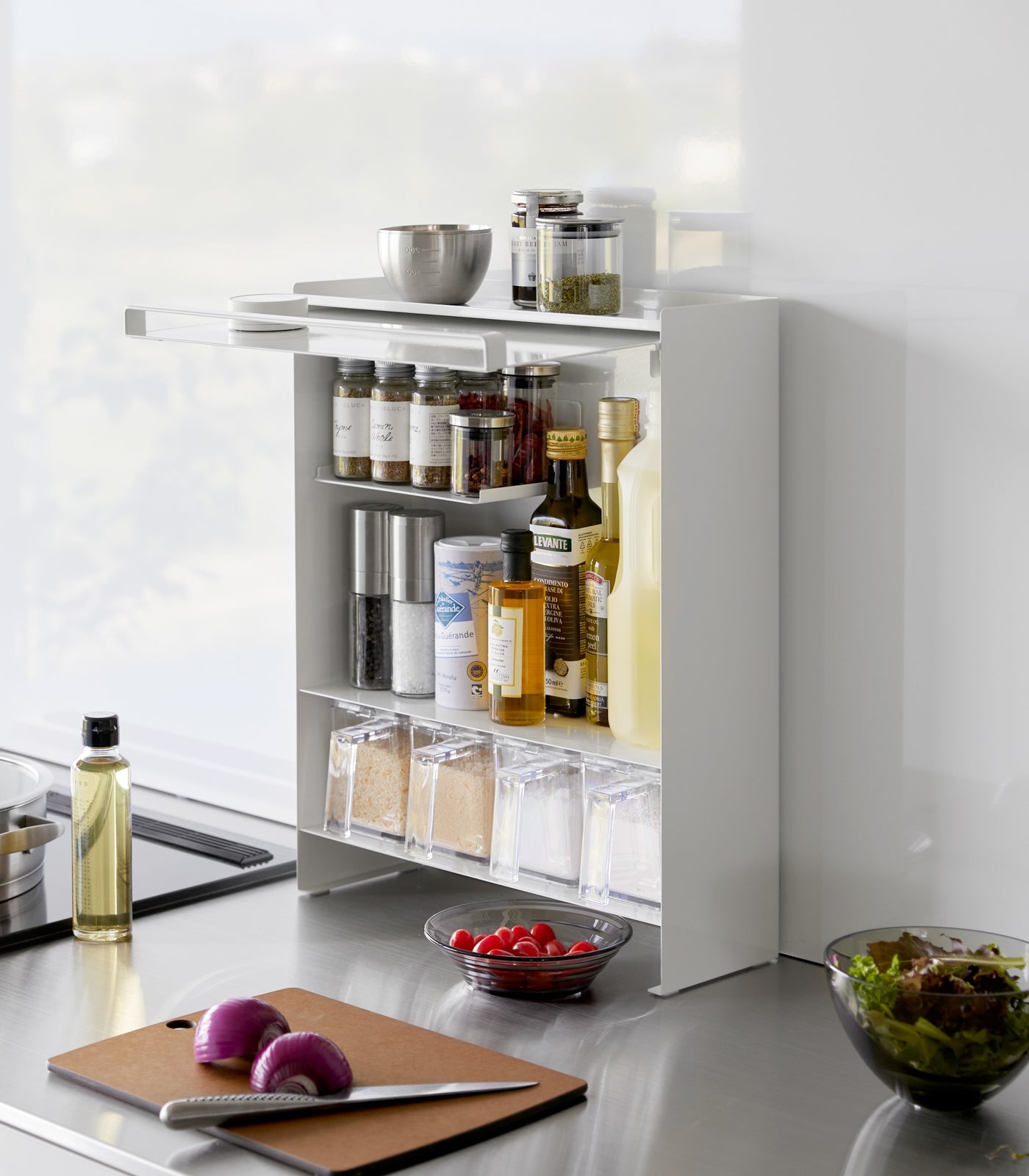 Concealable Spice Rack